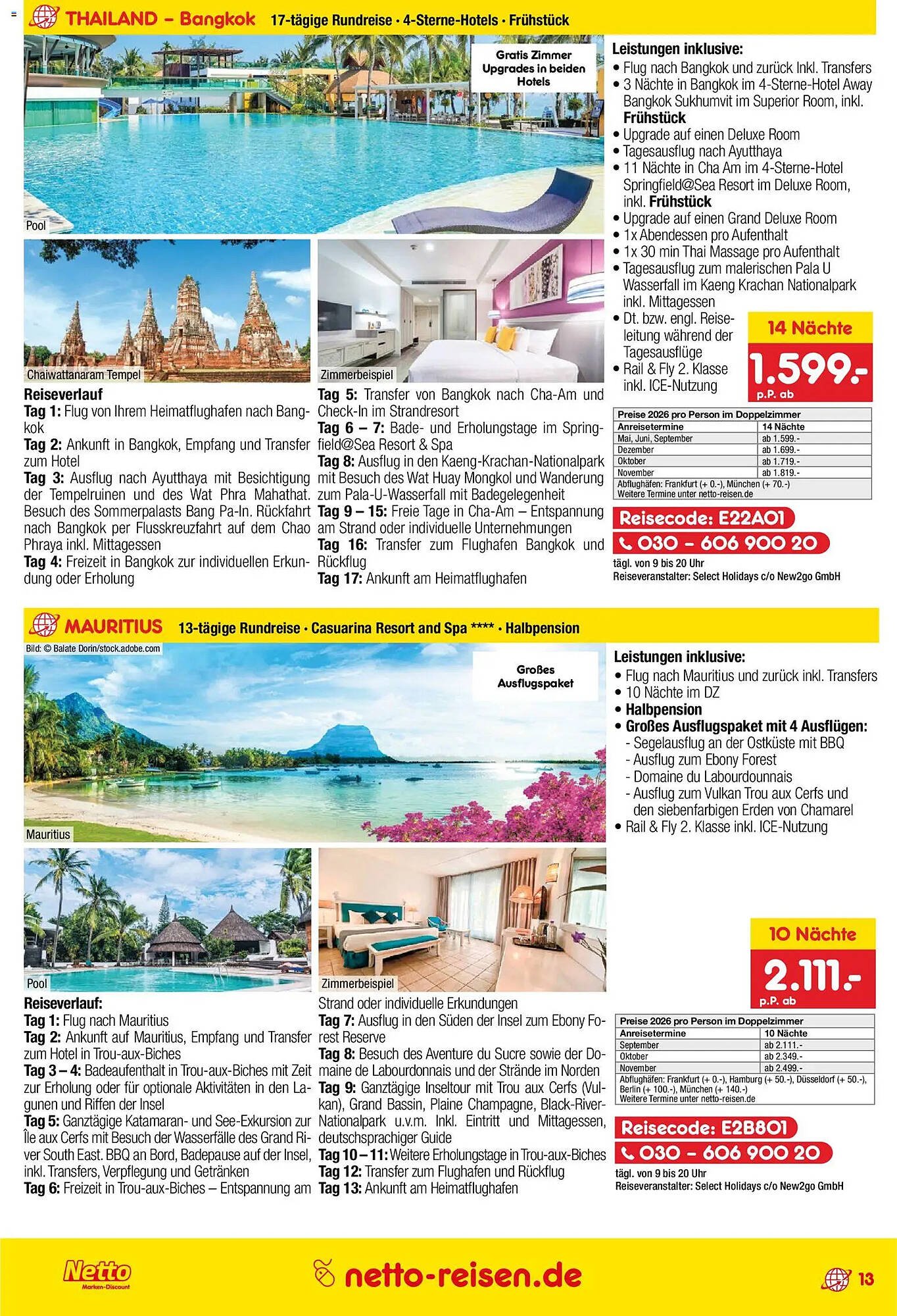 Netto Reisen Prospekt (2026-01-29 - 2026-02-28)