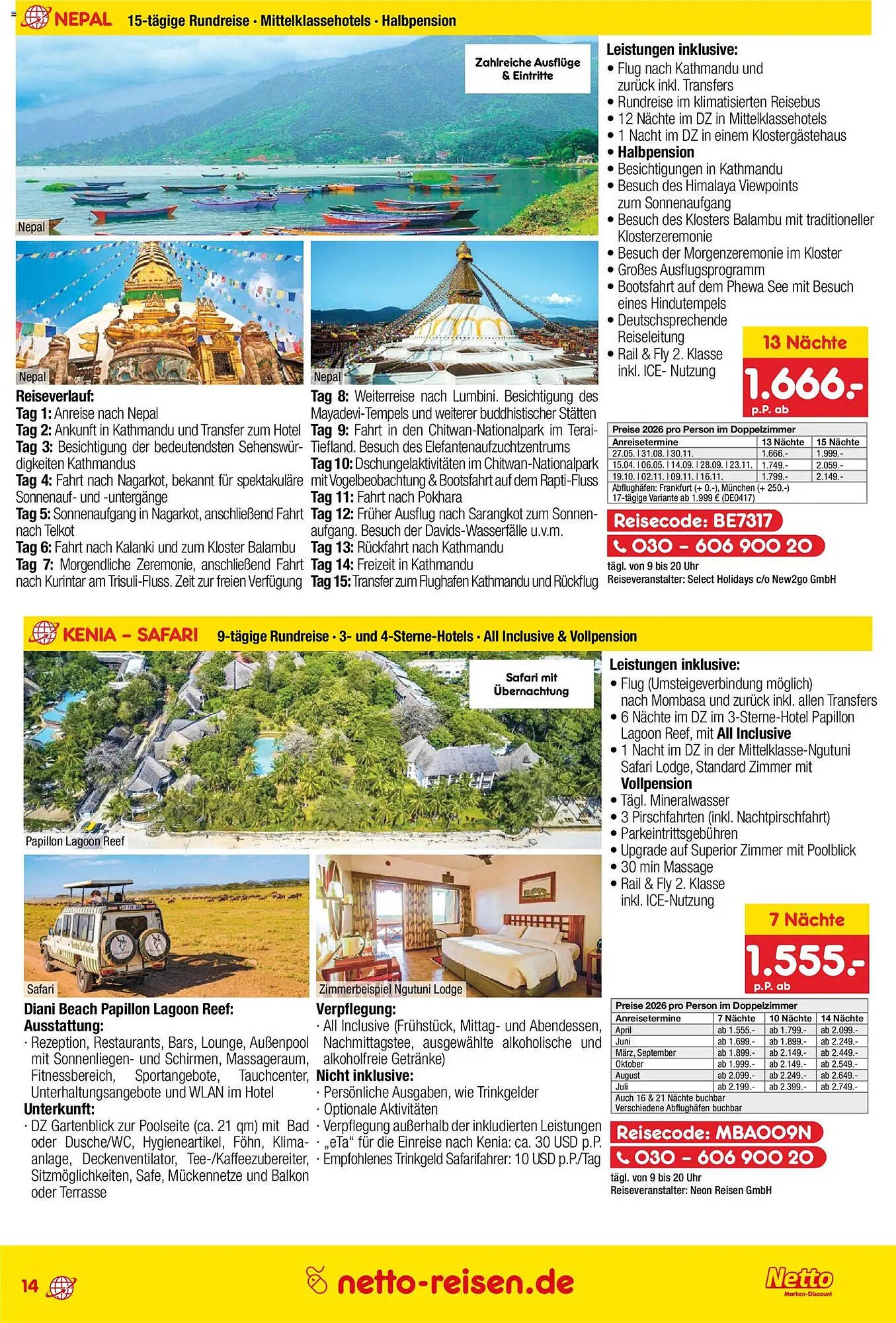 Netto Reisen Prospekt (2026-01-29 - 2026-02-28)