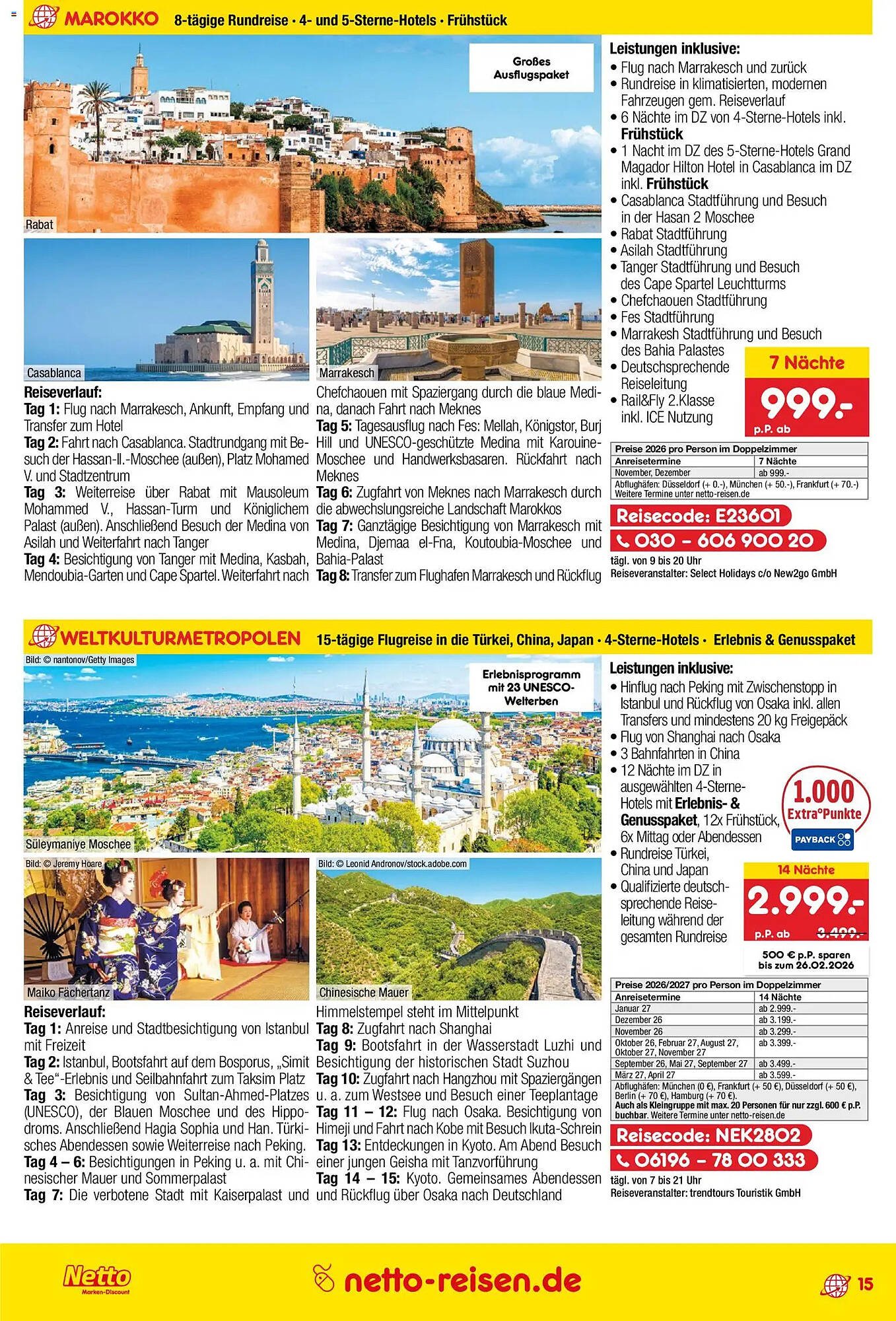 Netto Reisen Prospekt (2026-01-29 - 2026-02-28)