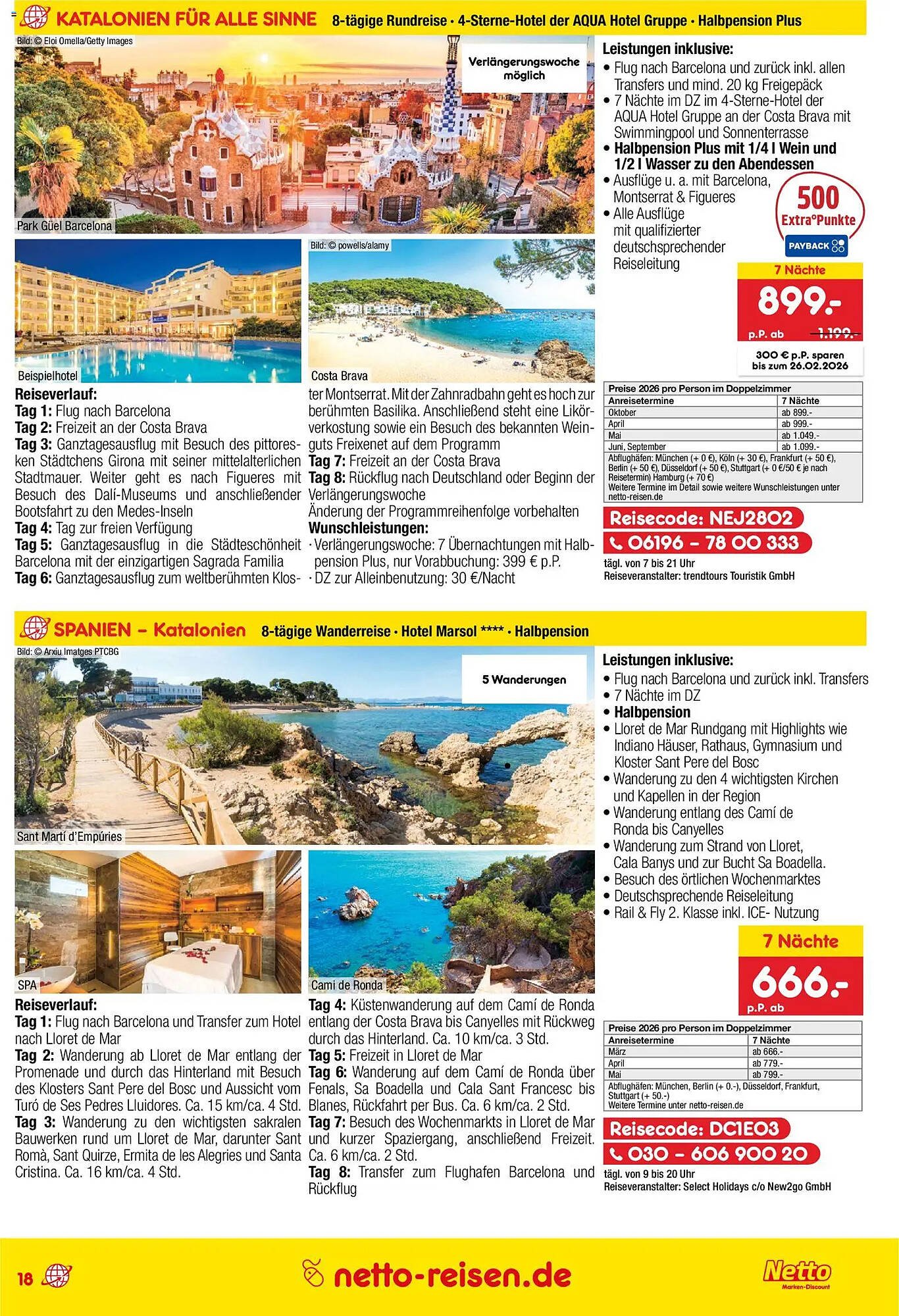 Netto Reisen Prospekt (2026-01-29 - 2026-02-28)