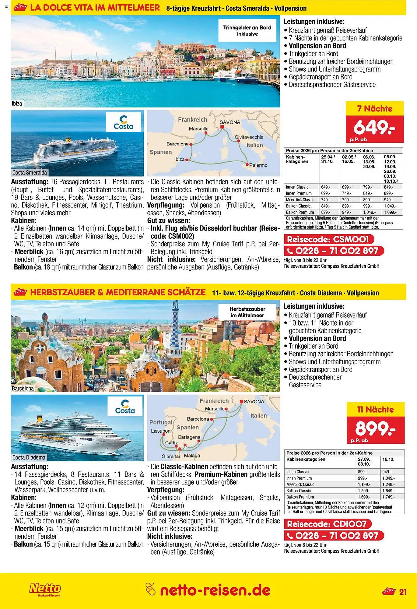 Netto Reisen Prospekt (2026-01-29 - 2026-02-28)