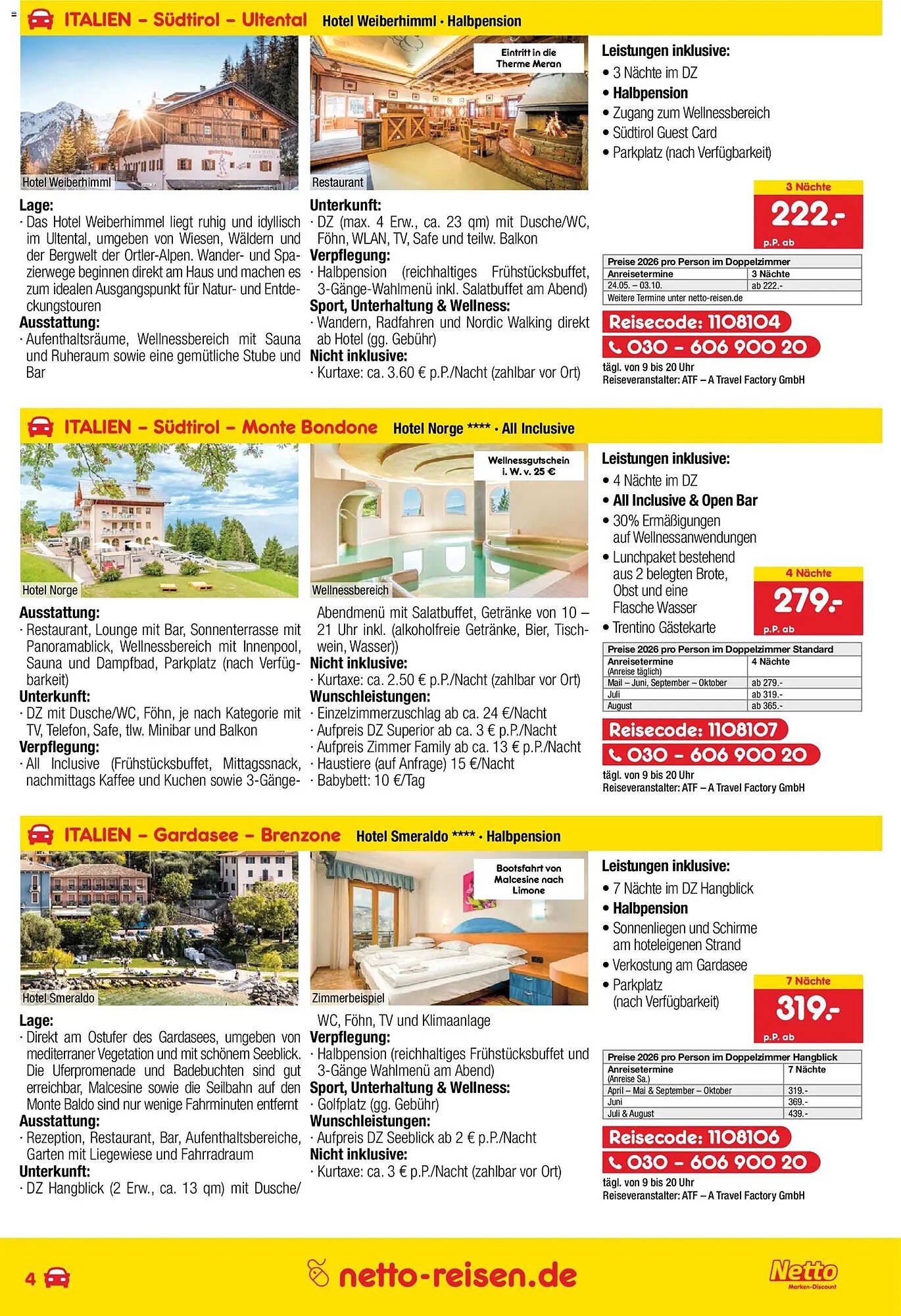 Netto Reisen Prospekt (2026-01-29 - 2026-02-28)