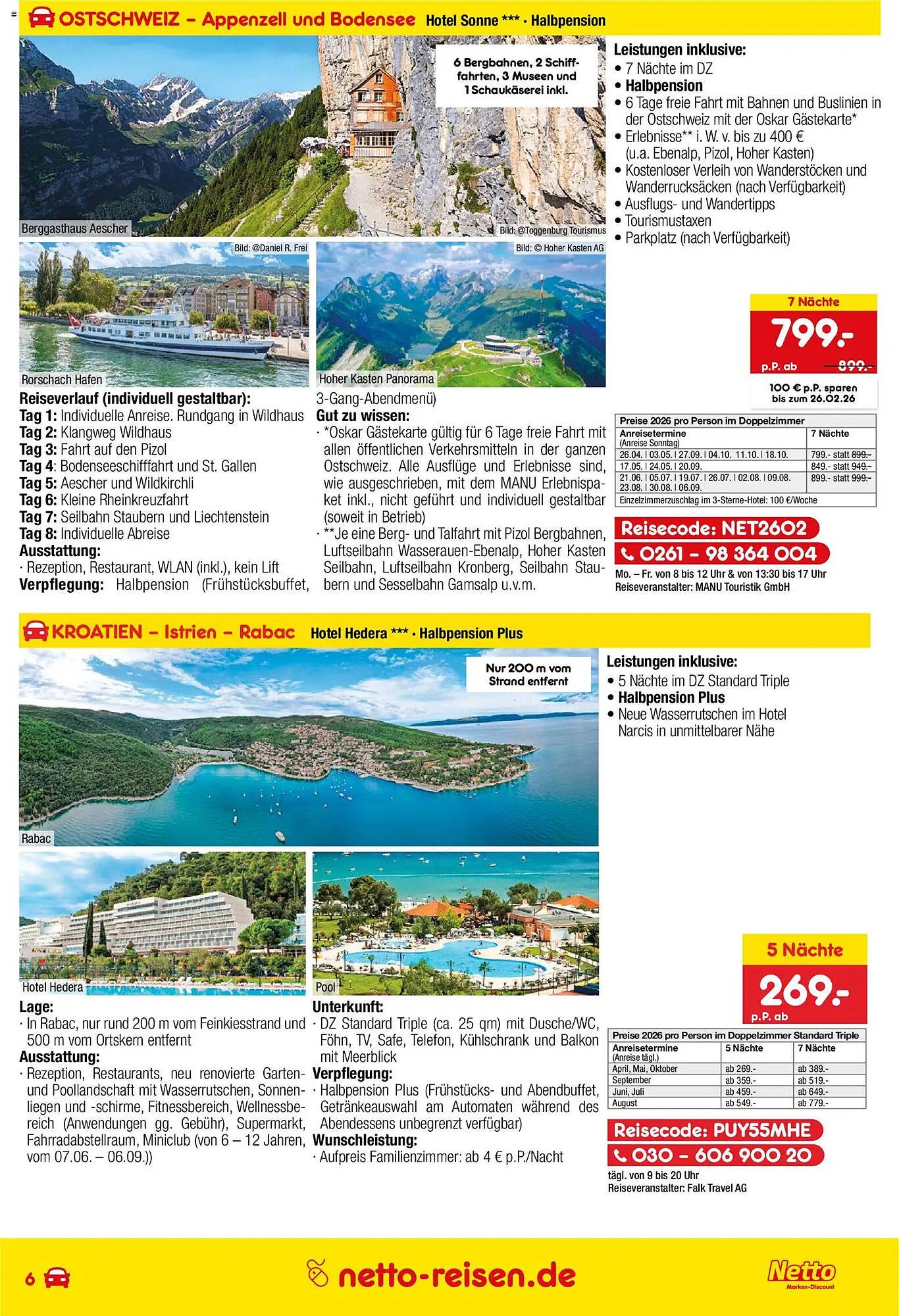 Netto Reisen Prospekt (2026-01-29 - 2026-02-28)