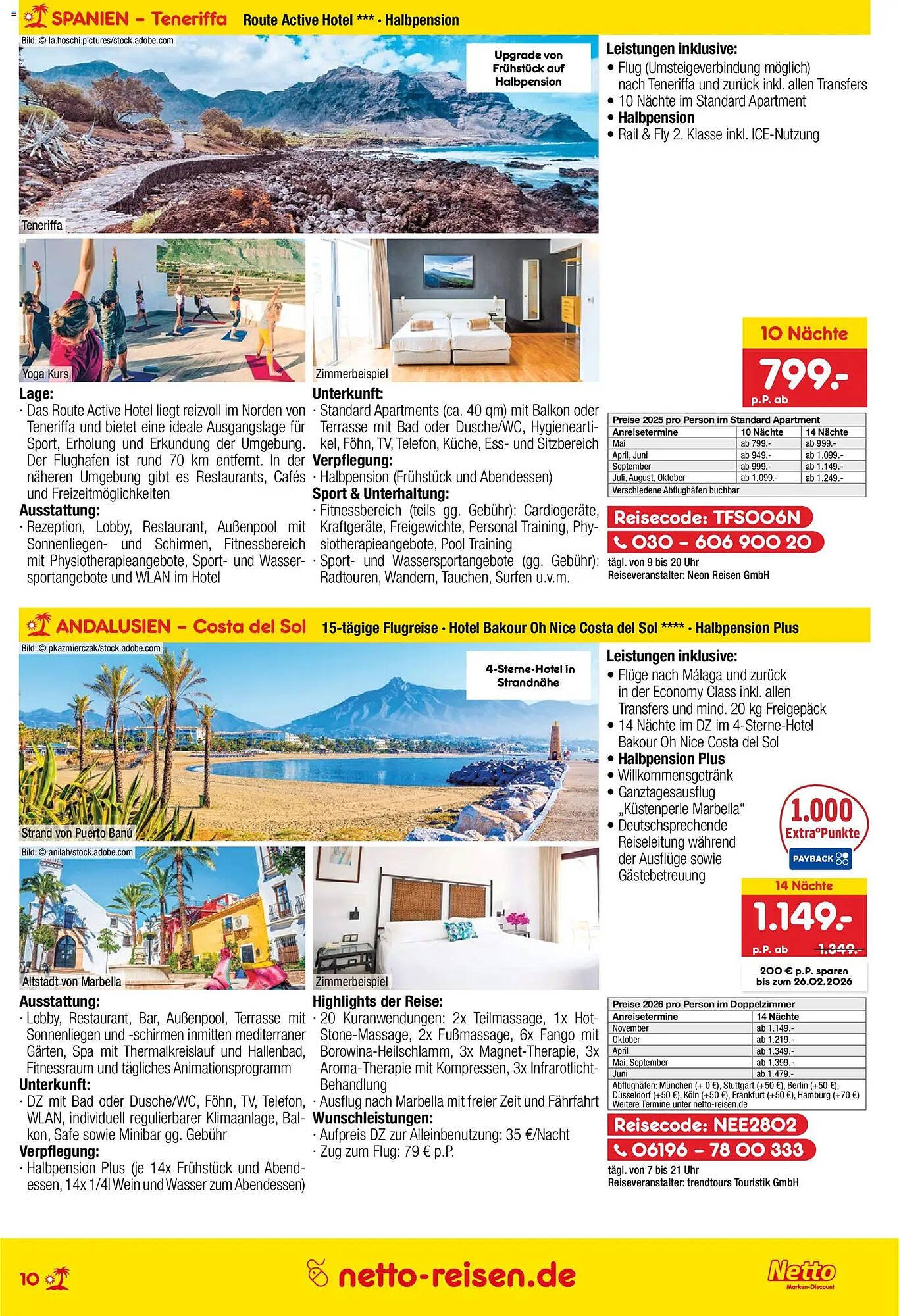 Netto Reisen Prospekt (2026-01-29 - 2026-02-28)