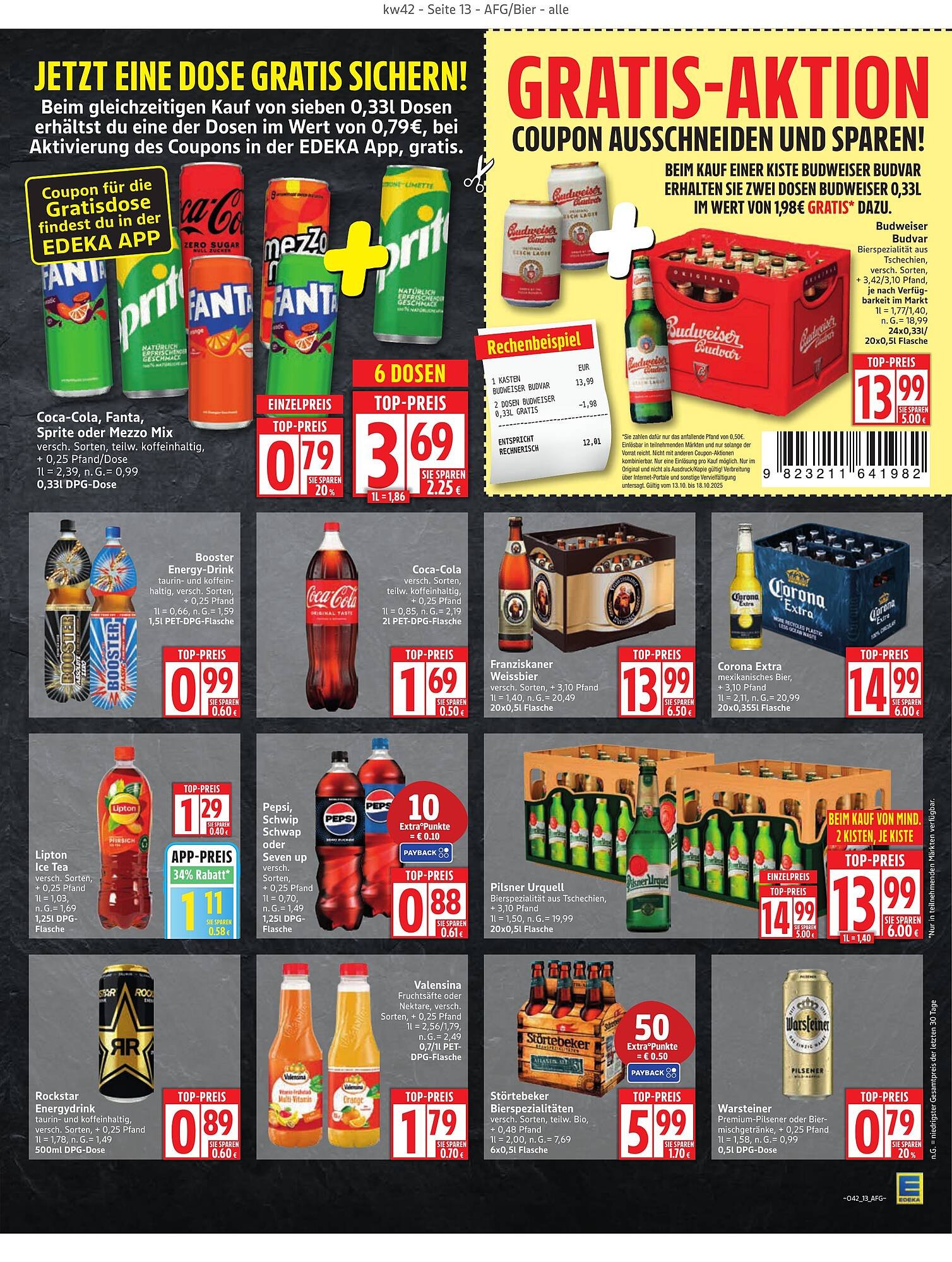 Edeka Prospekt (2025-10-13 - 2025-10-18) | 13