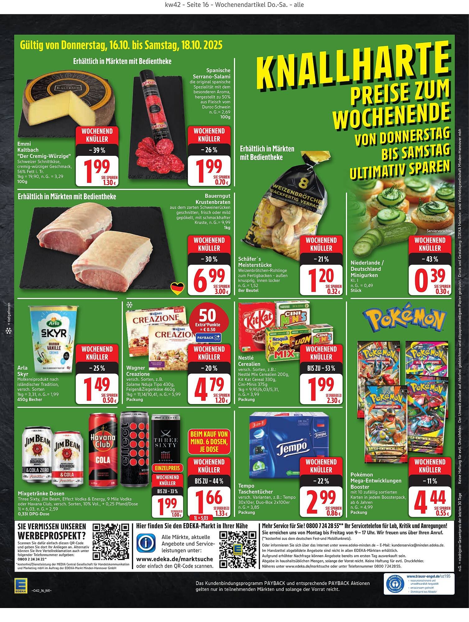 Edeka Prospekt (2025-10-13 - 2025-10-18) | 16
