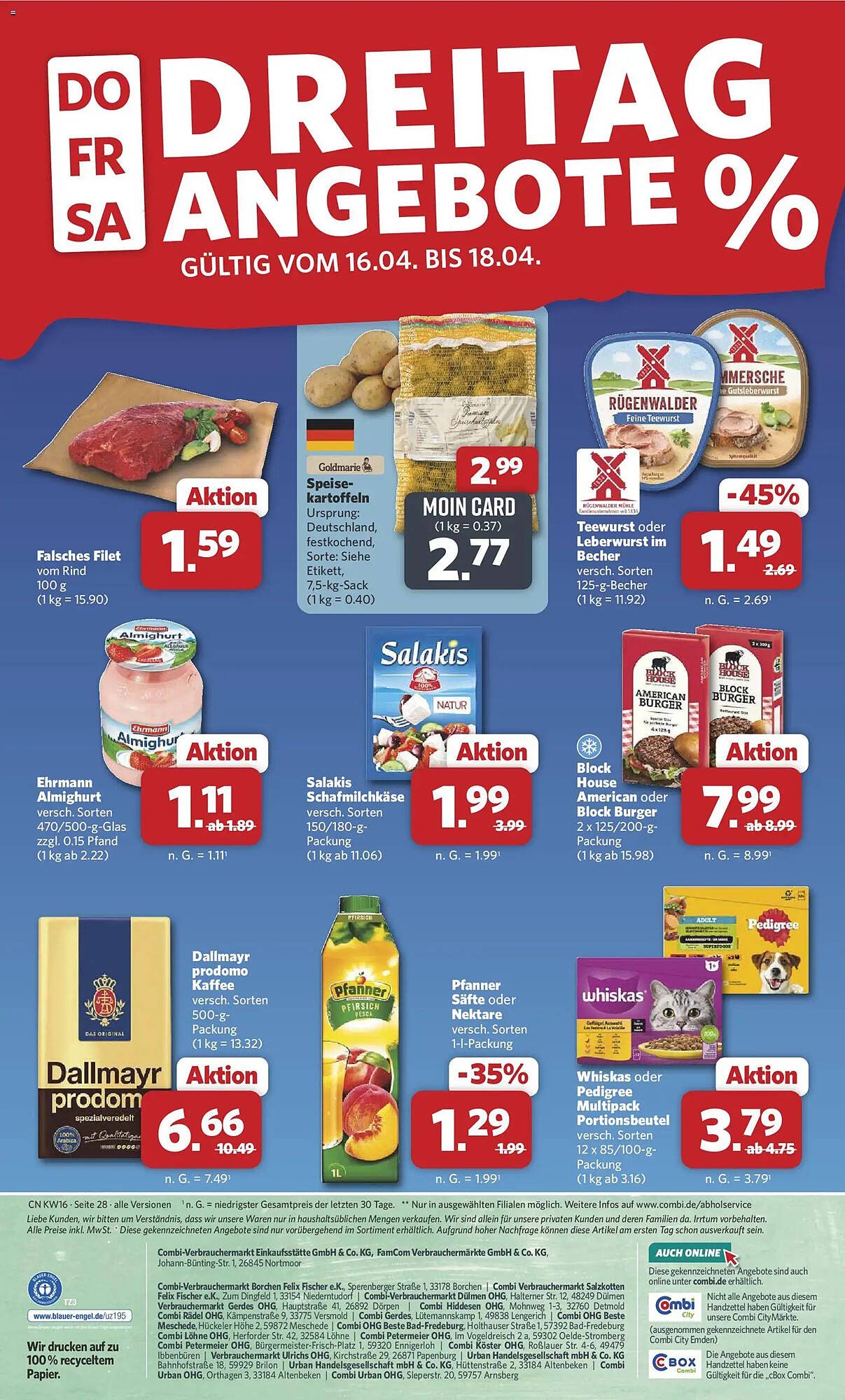 Combi Prospekt (2026-04-13 - 2026-04-18)