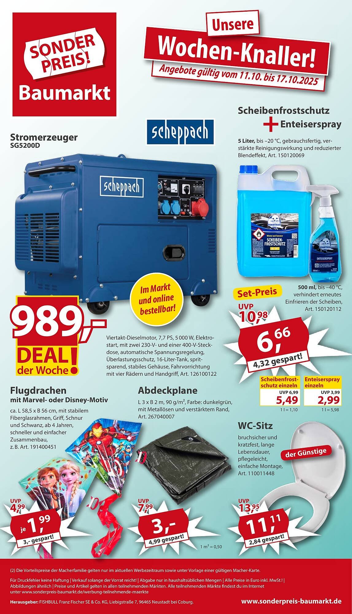 Sonderpreis Baumarkt Prospekt (2025-10-11 - 2025-10-17) | 1