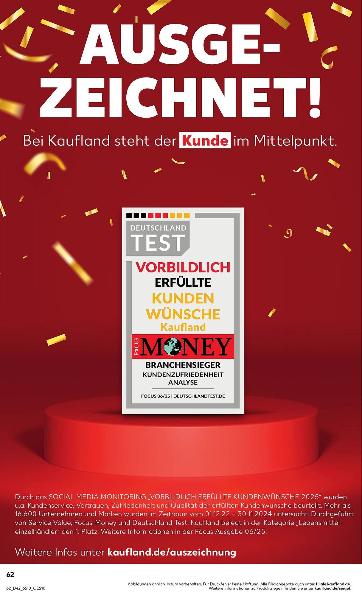 Kaufland Prospekt (2025-10-16 - 2025-10-22) | 62