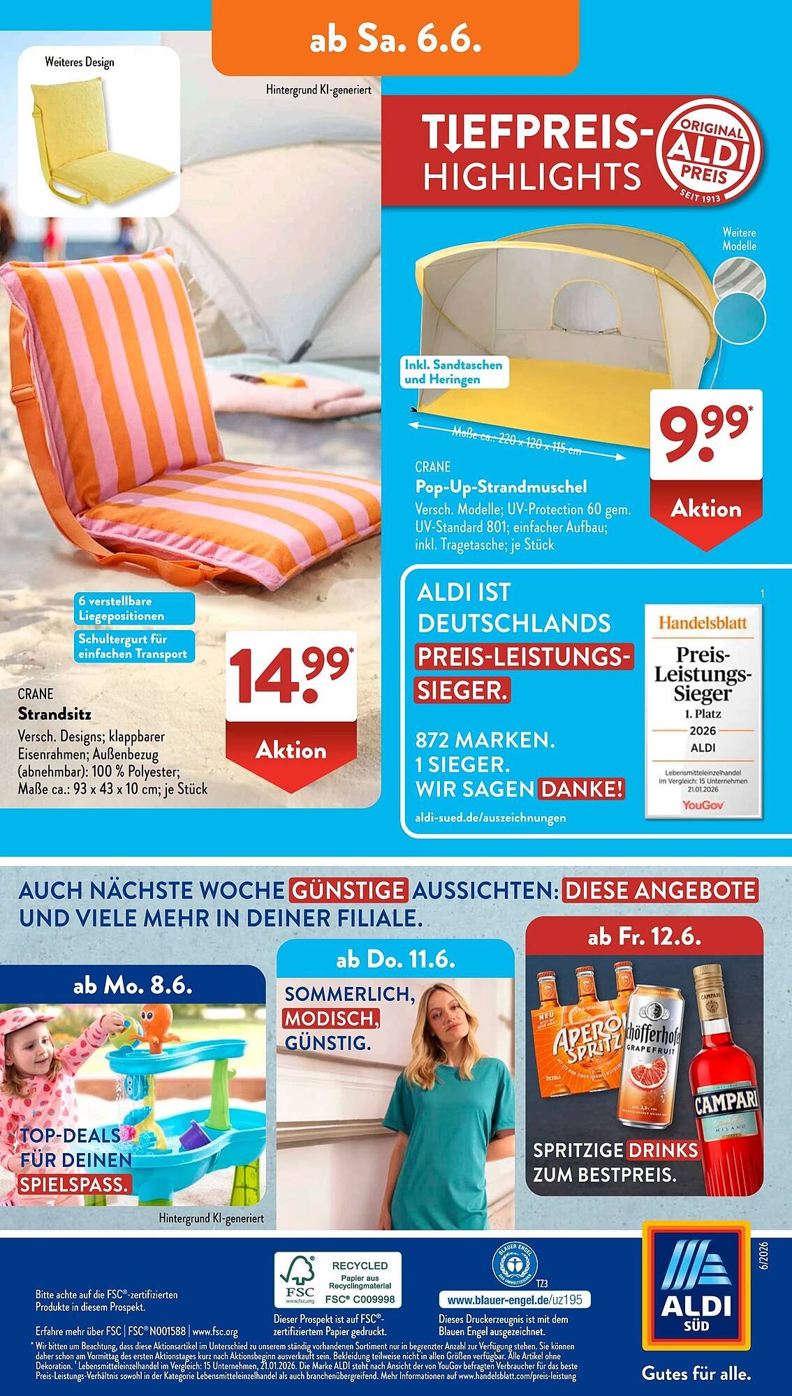 Aldi Süd Prospekt (2026-06-01 - 2026-06-06)