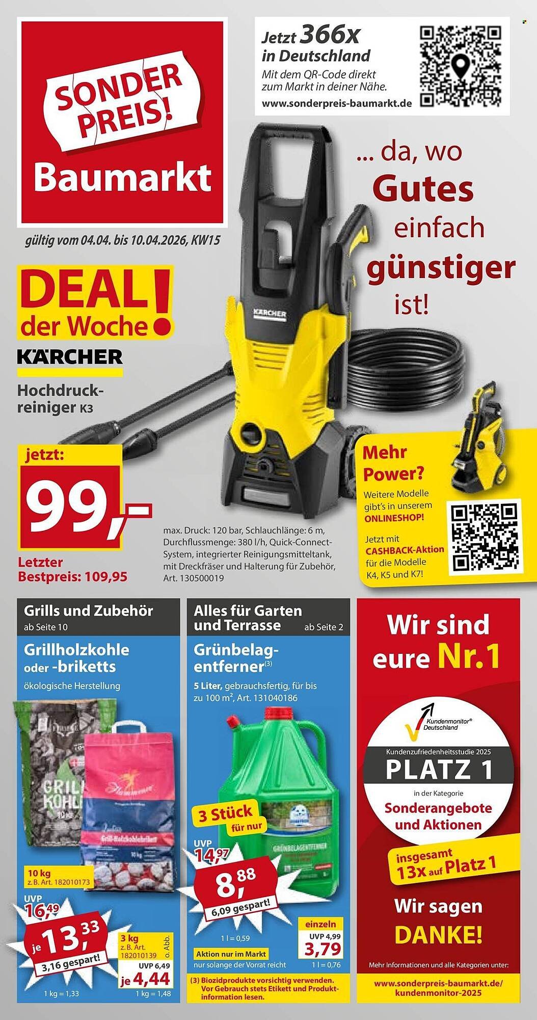 Sonderpreis Baumarkt Prospekt (2026-04-04 - 2026-04-10)