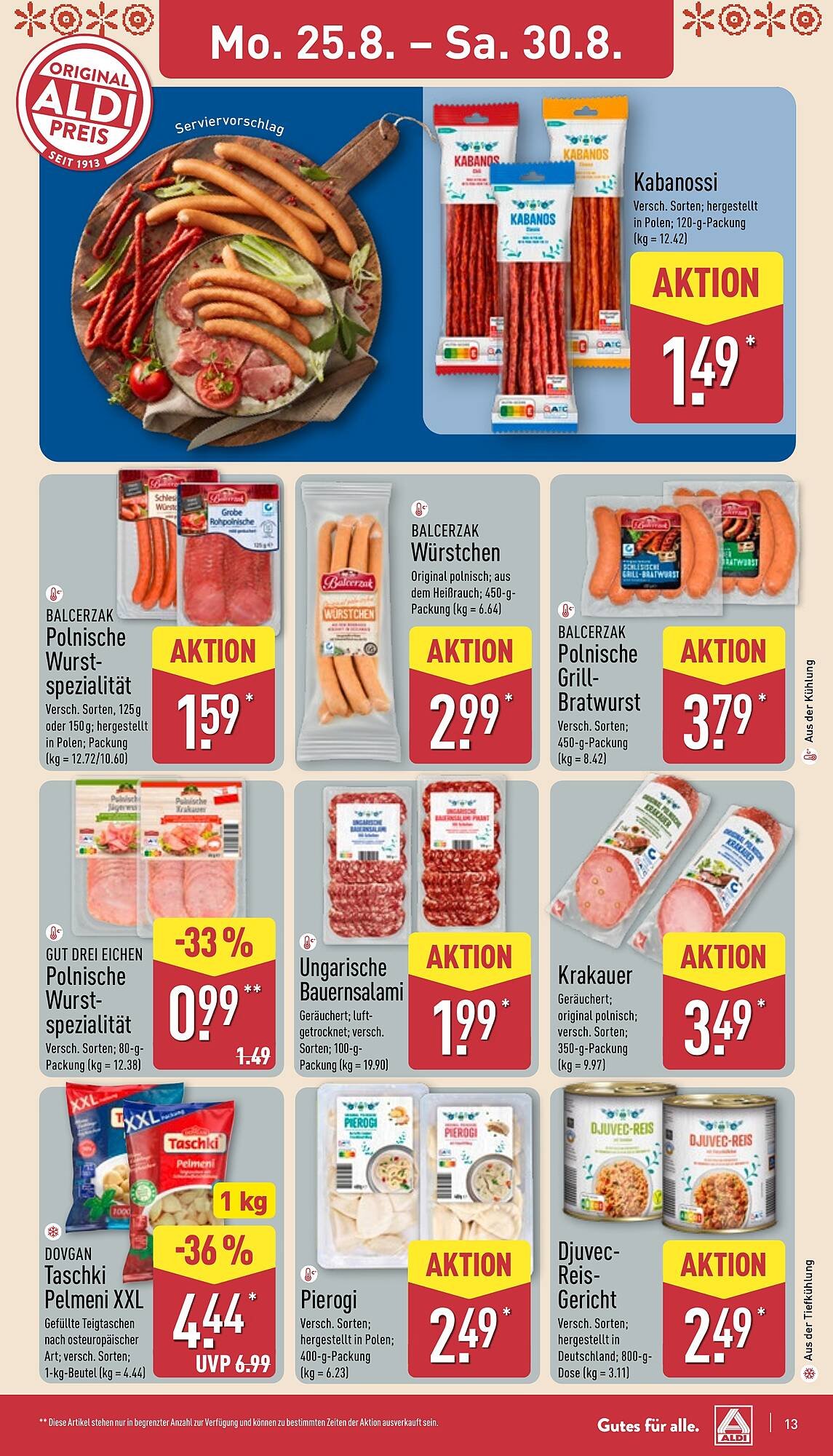 Aldi Nord Prospekt (2025-08-25 - 2025-08-30) | 13