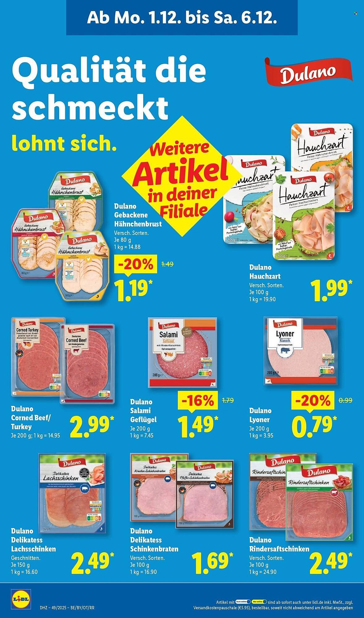 Lidl Prospekt (2025-12-01 - 2025-12-06)