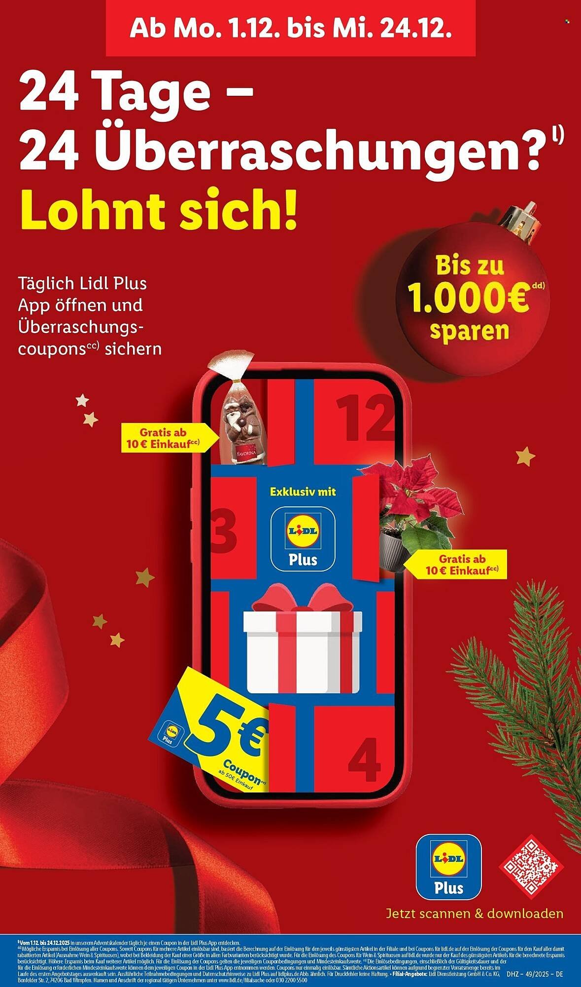 Lidl Prospekt (2025-12-01 - 2025-12-06)