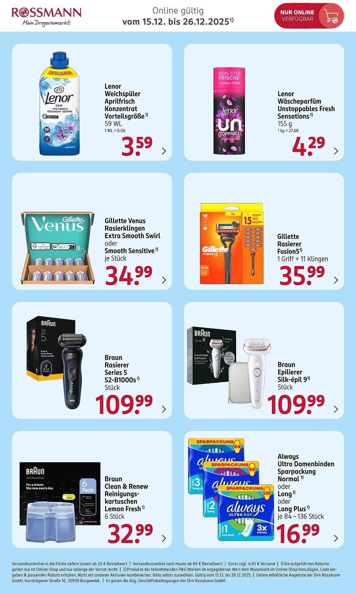 Rossmann Prospekt (2025-12-15 - 2025-12-26)