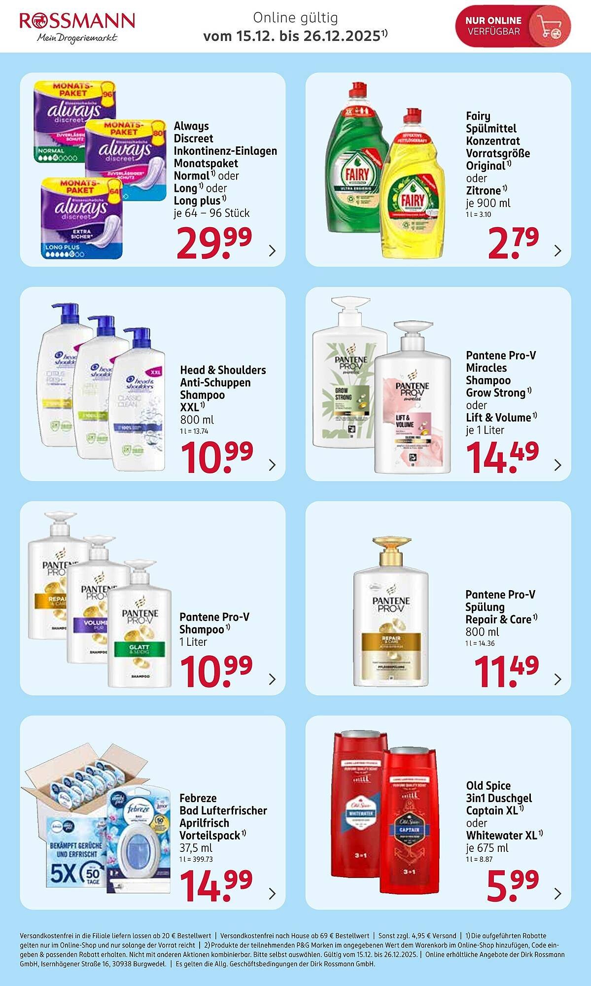 Rossmann Prospekt (2025-12-15 - 2025-12-26)