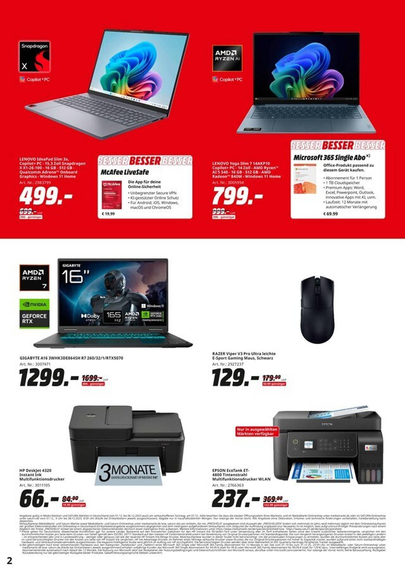 MediaMarkt Prospekt (2025-12-01 - 2025-12-08)