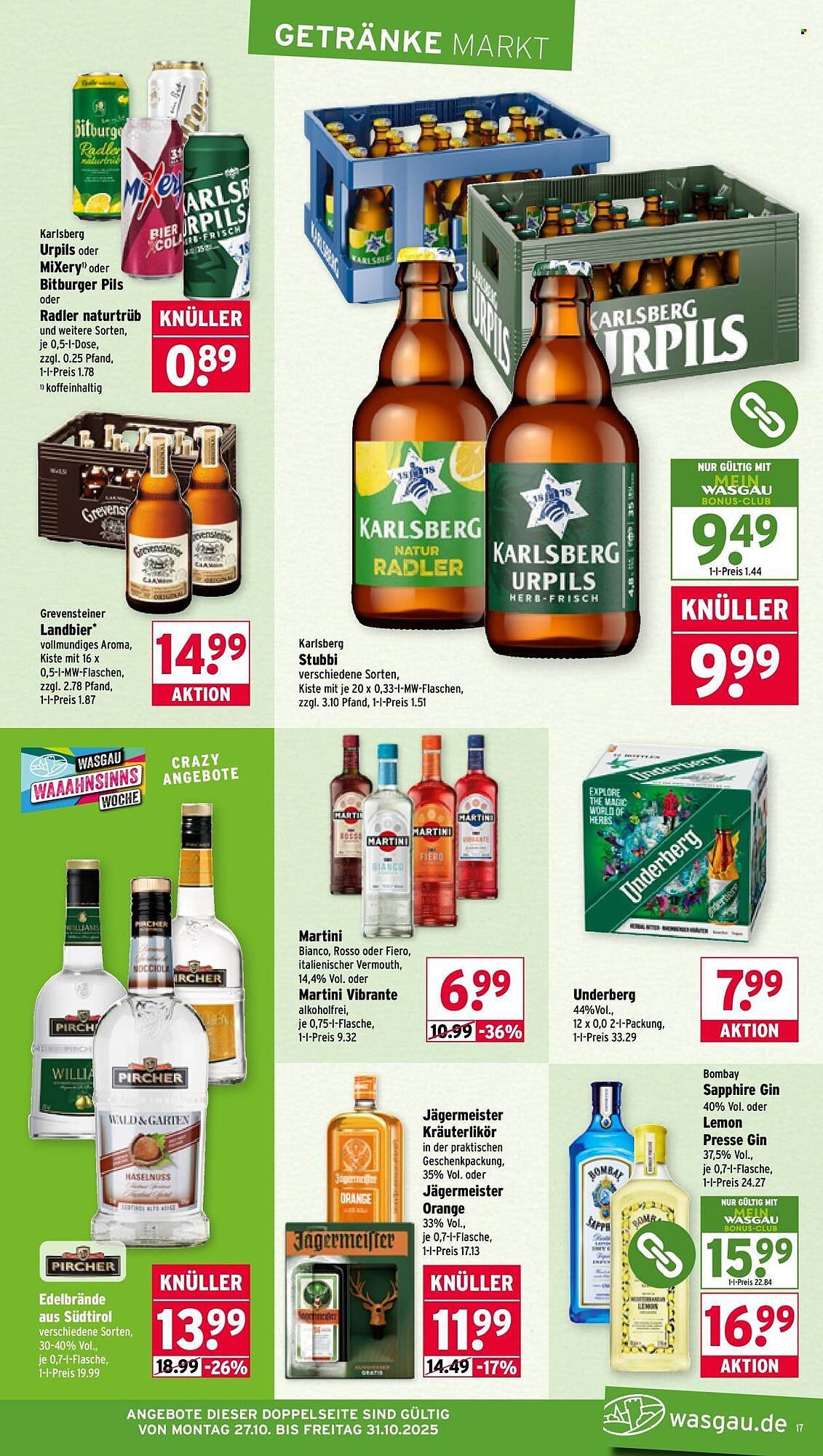 Wasgau Prospekt (2025-10-27 - 2025-10-31)