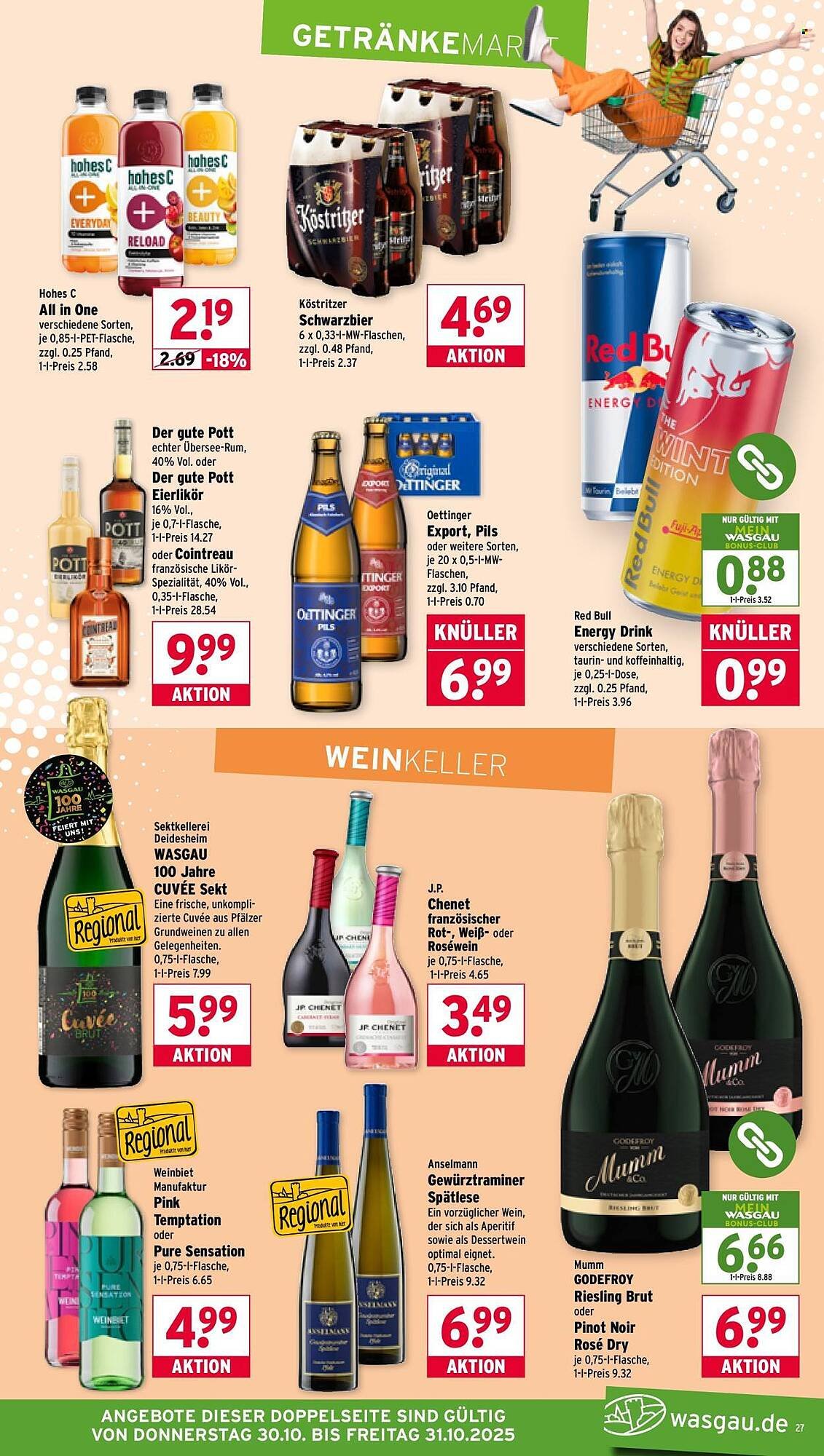 Wasgau Prospekt (2025-10-27 - 2025-10-31) | 27