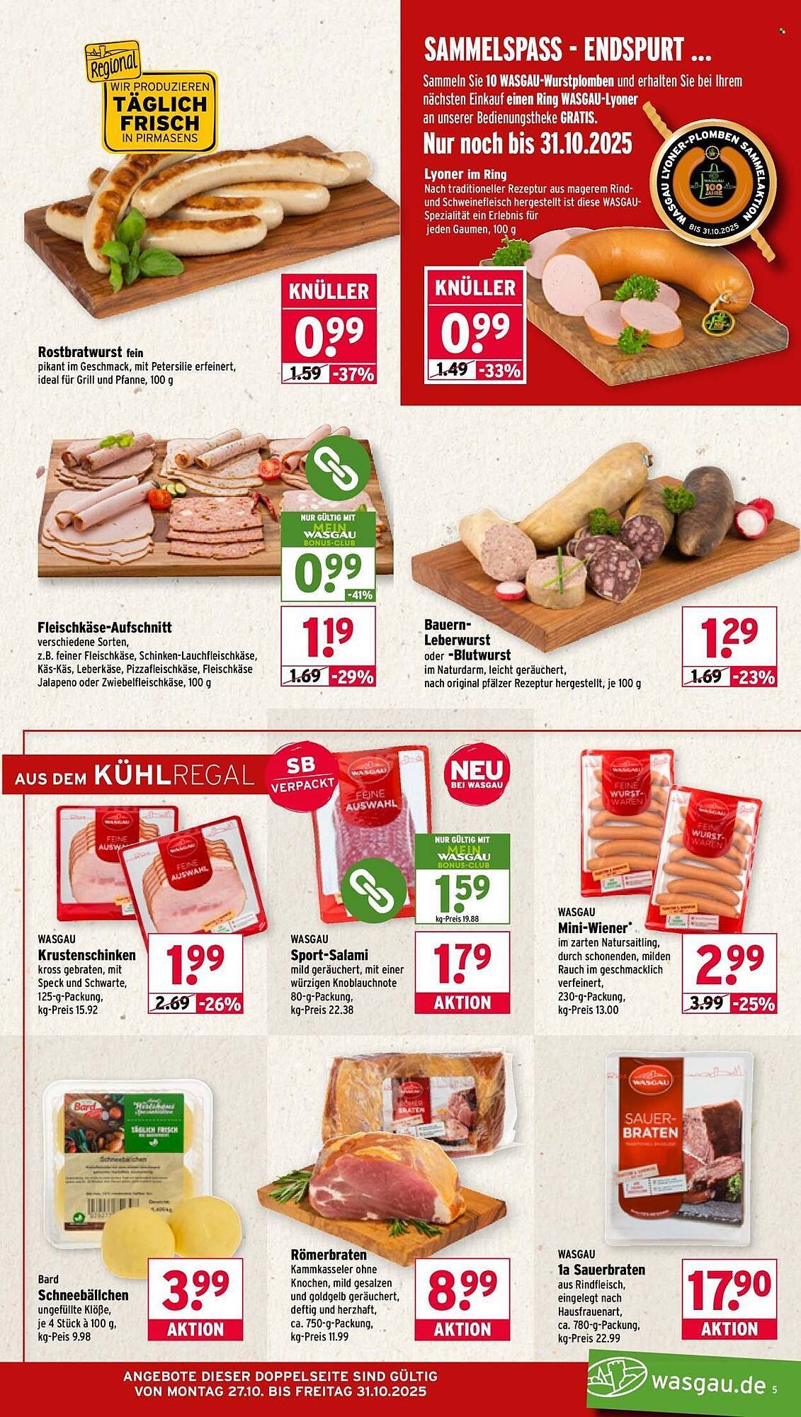 Wasgau Prospekt (2025-10-27 - 2025-10-31) | 5
