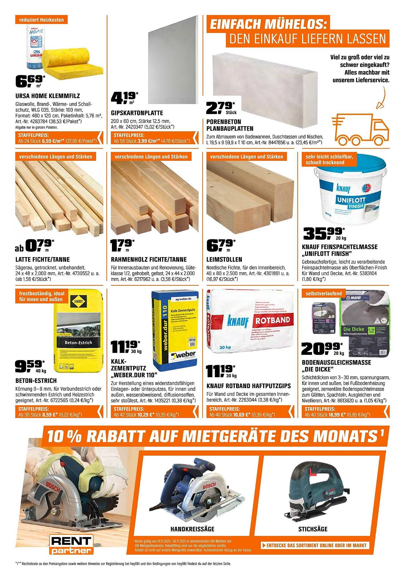 OBI Prospekt (2025-10-31 - 2025-11-16)