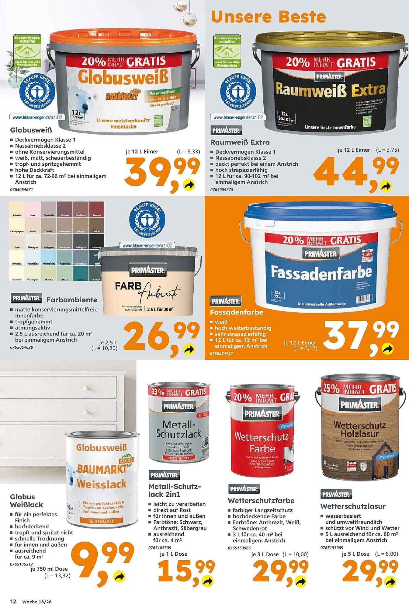 Globus Baumarkt Prospekt (2026-04-12 - 2026-04-18)