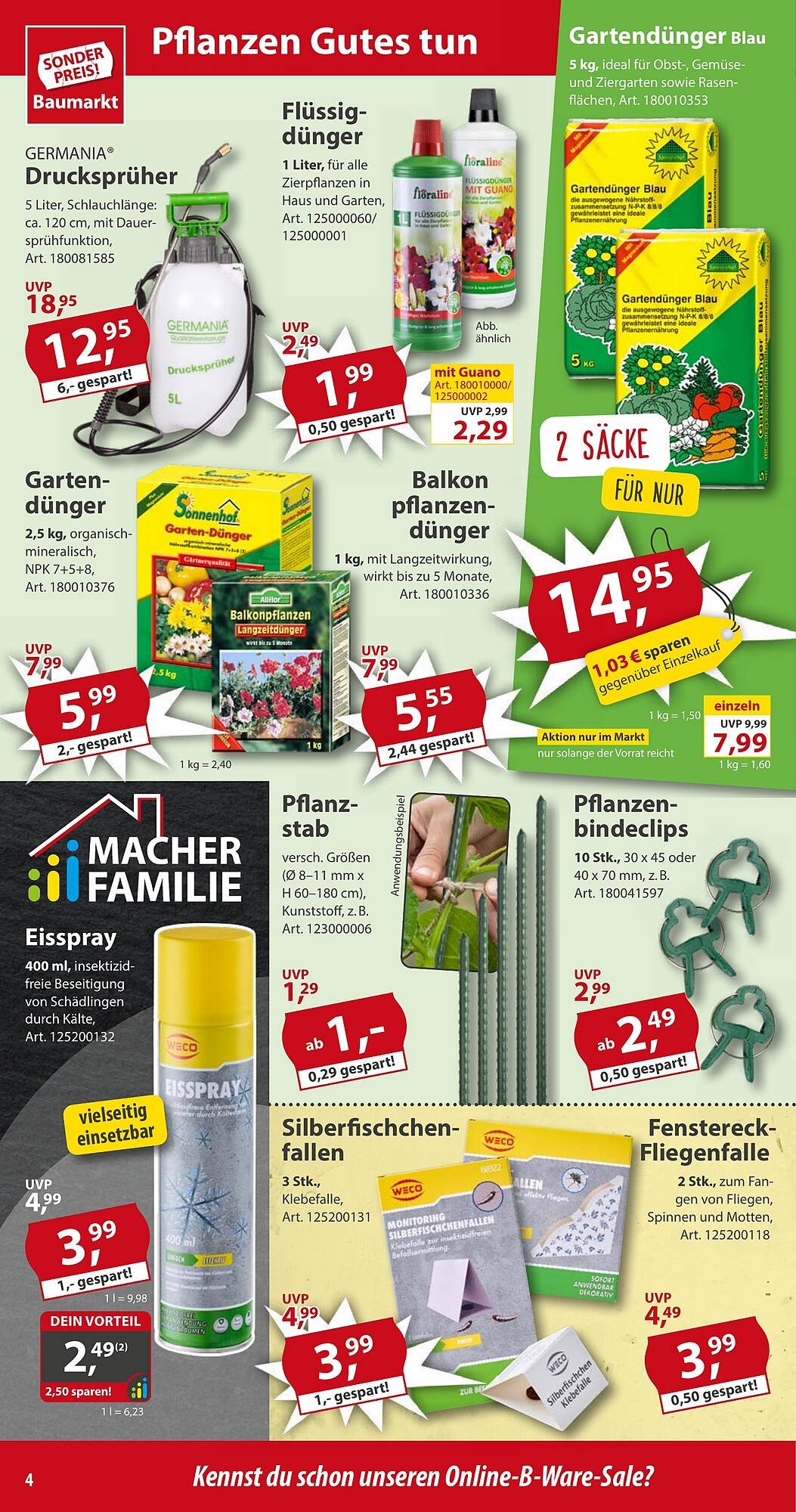 Sonderpreis Baumarkt Prospekt (2025-07-26 - 2025-08-01) | 4
