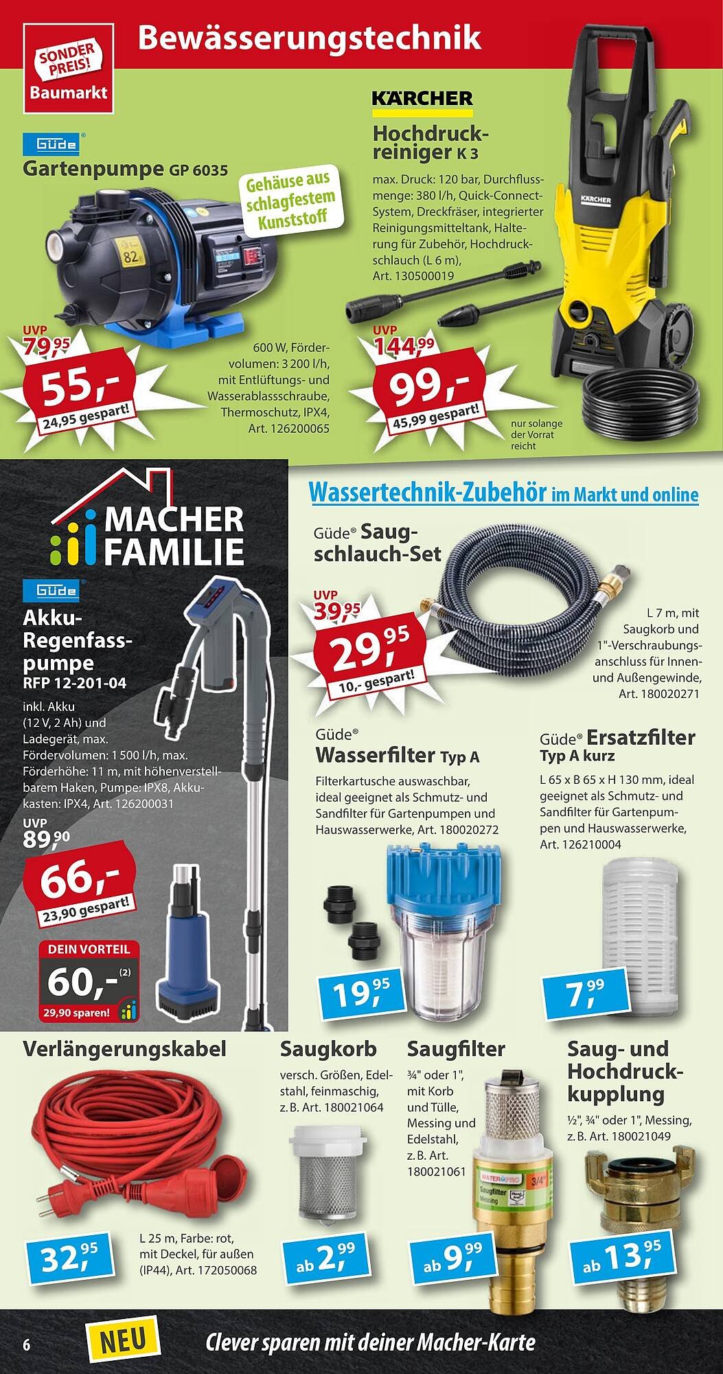 Sonderpreis Baumarkt Prospekt (2025-07-26 - 2025-08-01) | 6