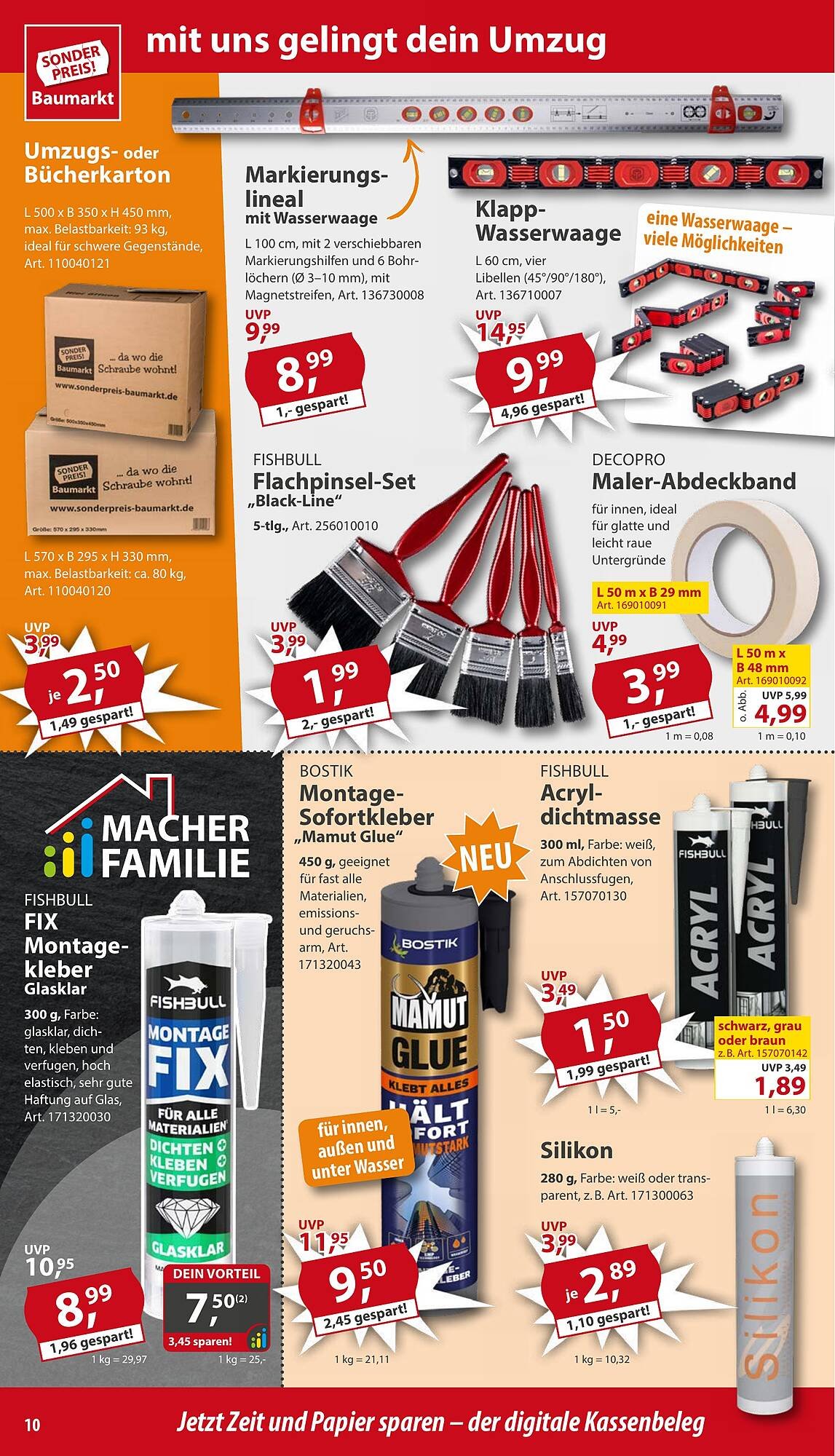 Sonderpreis Baumarkt Prospekt (2025-07-26 - 2025-08-01) | 10