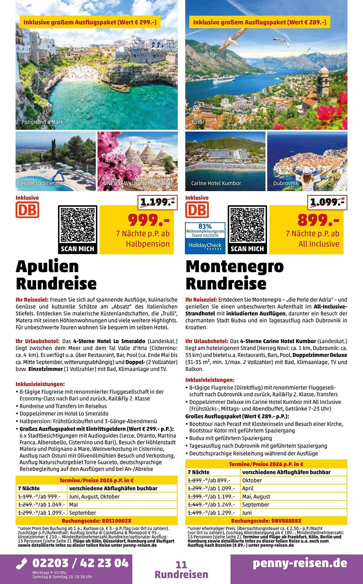 Penny Reisen Prospekt