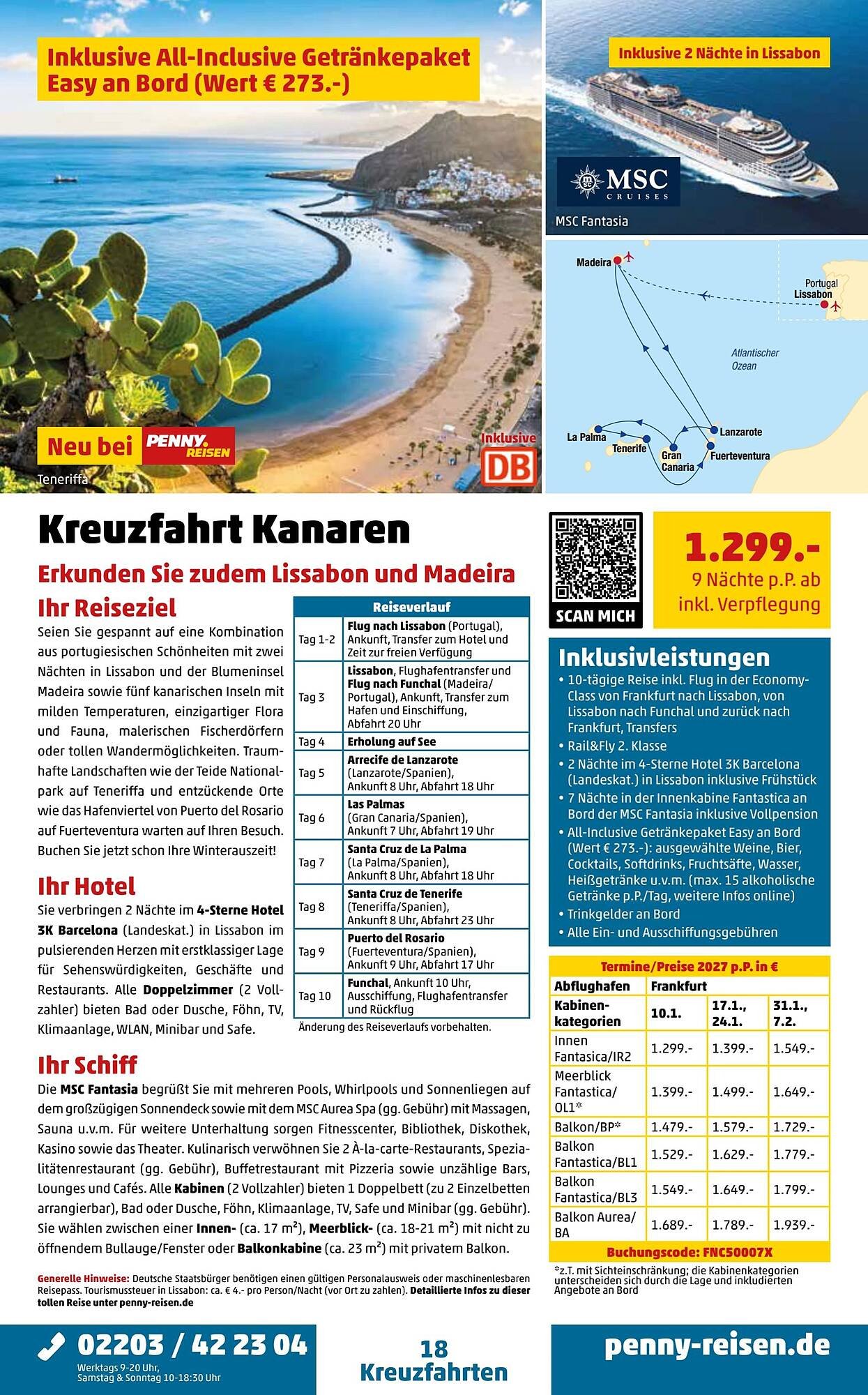 Penny Reisen Prospekt
