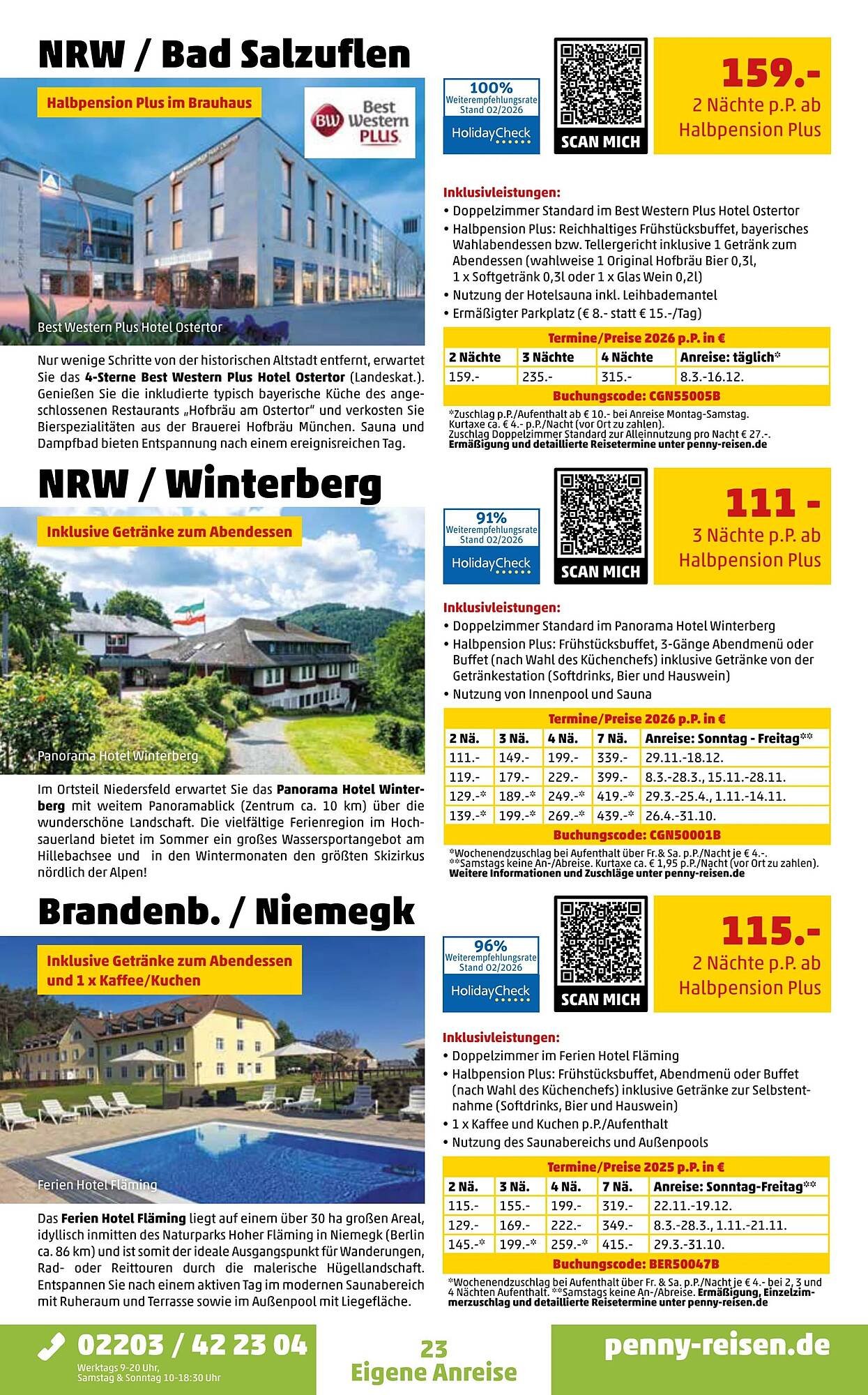 Penny Reisen Prospekt