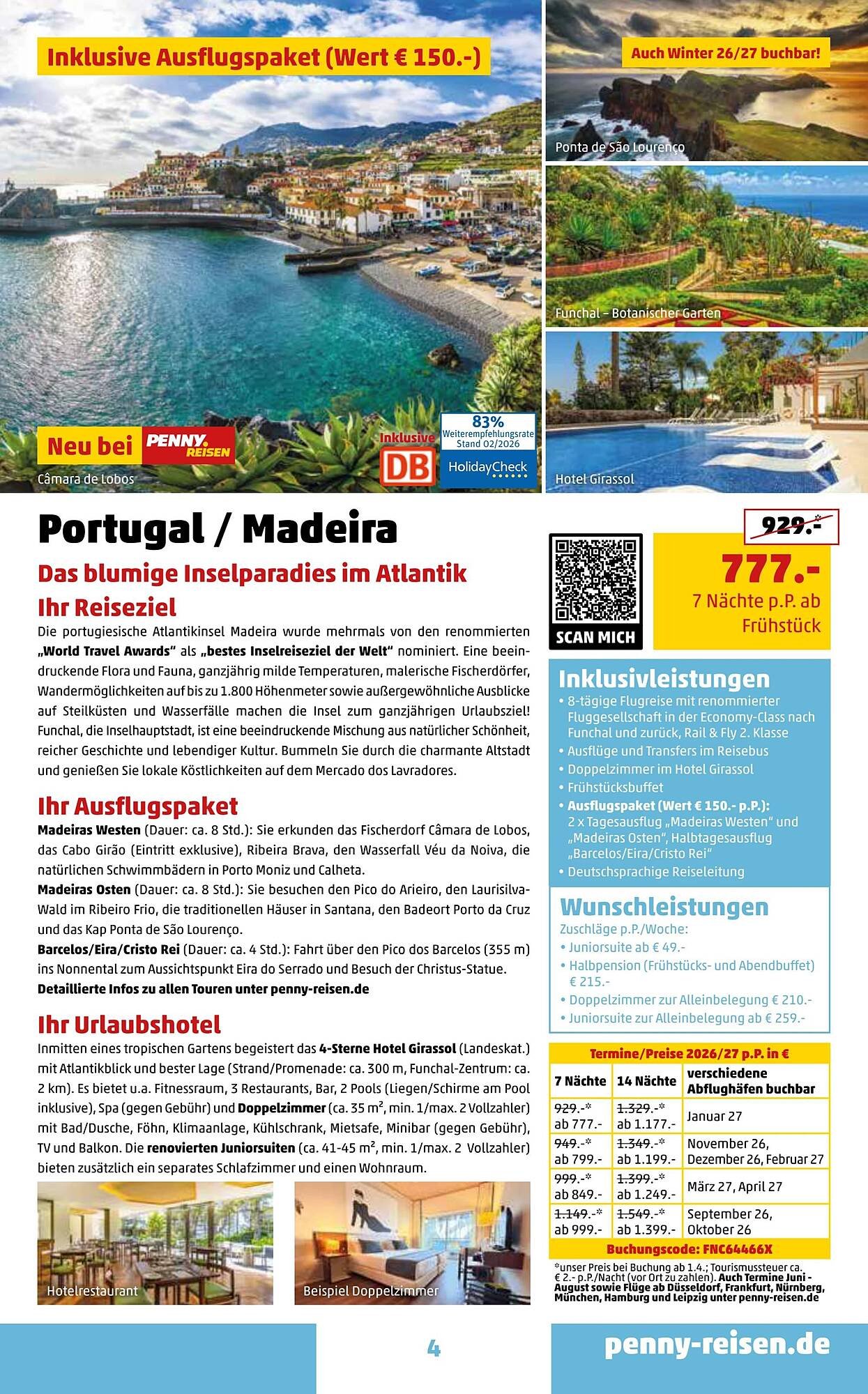 Penny Reisen Prospekt