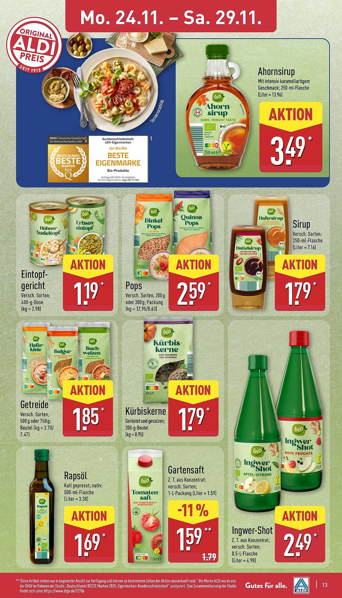 Aldi Nord Prospekt (2025-11-24 - 2025-11-29)