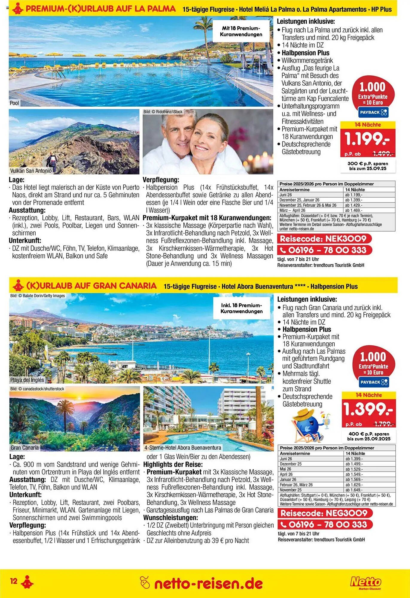 Netto Reisen Prospekt (2025-08-28 - 2025-09-30) | 12
