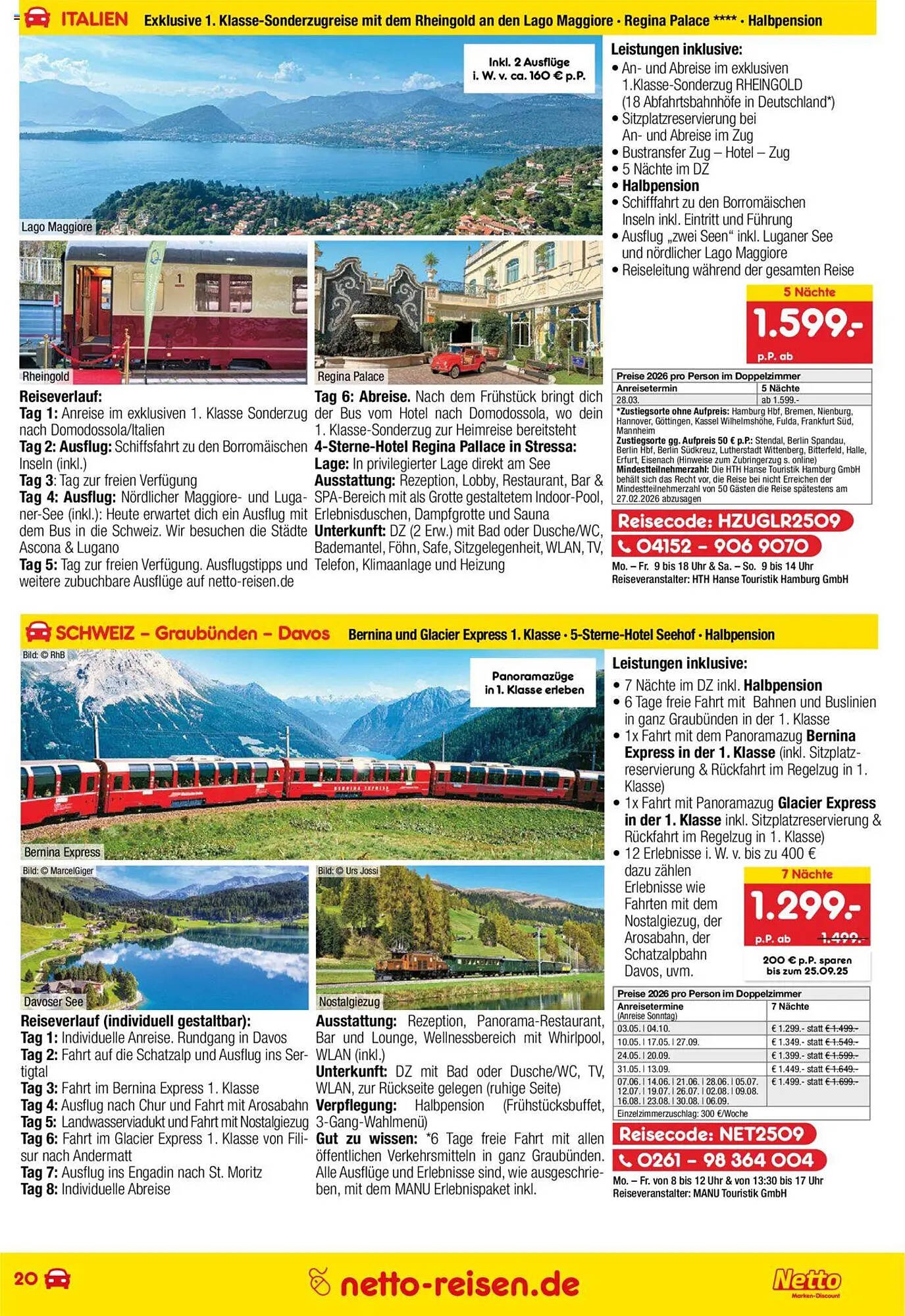 Netto Reisen Prospekt (2025-08-28 - 2025-09-30) | 20