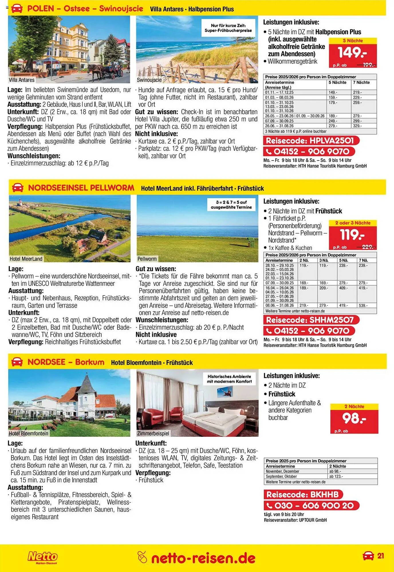Netto Reisen Prospekt (2025-08-28 - 2025-09-30) | 21