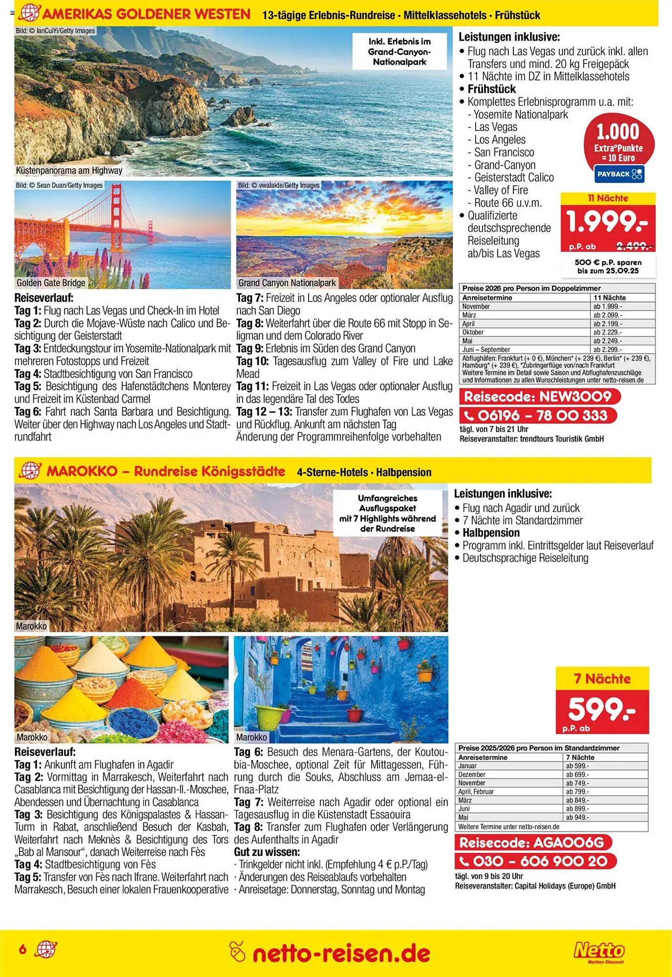 Netto Reisen Prospekt (2025-08-28 - 2025-09-30) | 6