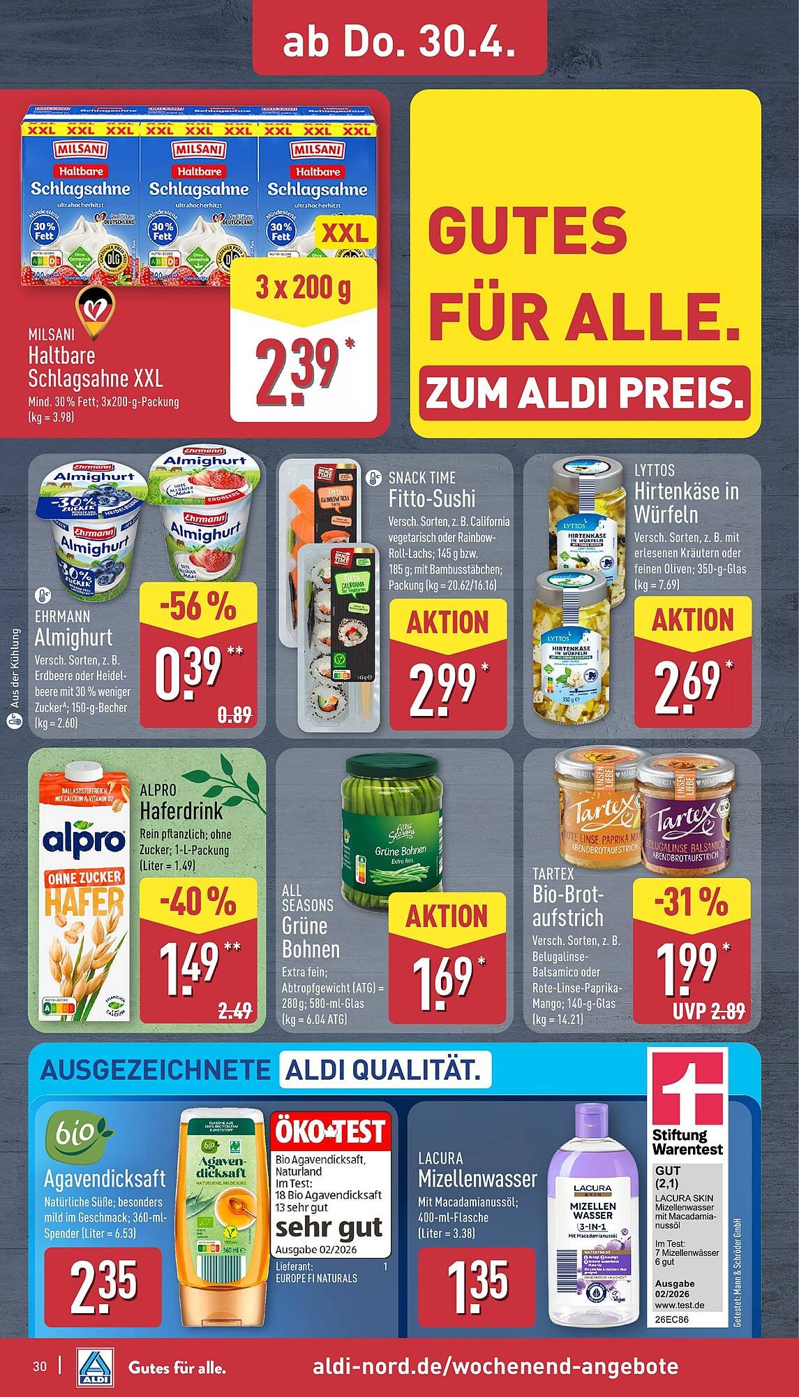 Aldi Nord Prospekt (2026-04-27 - 2026-05-02)
