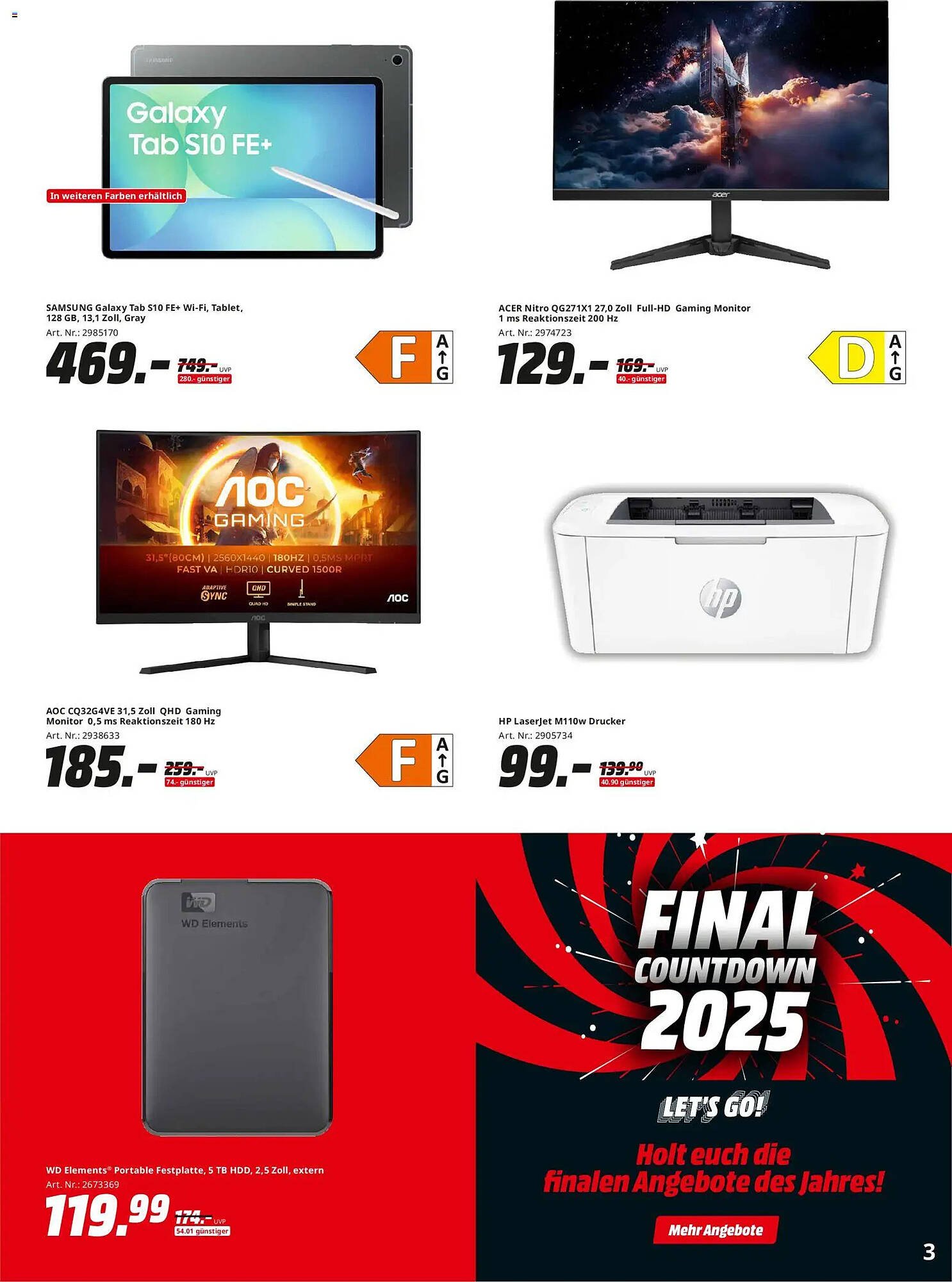 Saturn Prospekt (2025-12-22 - 2025-12-31)