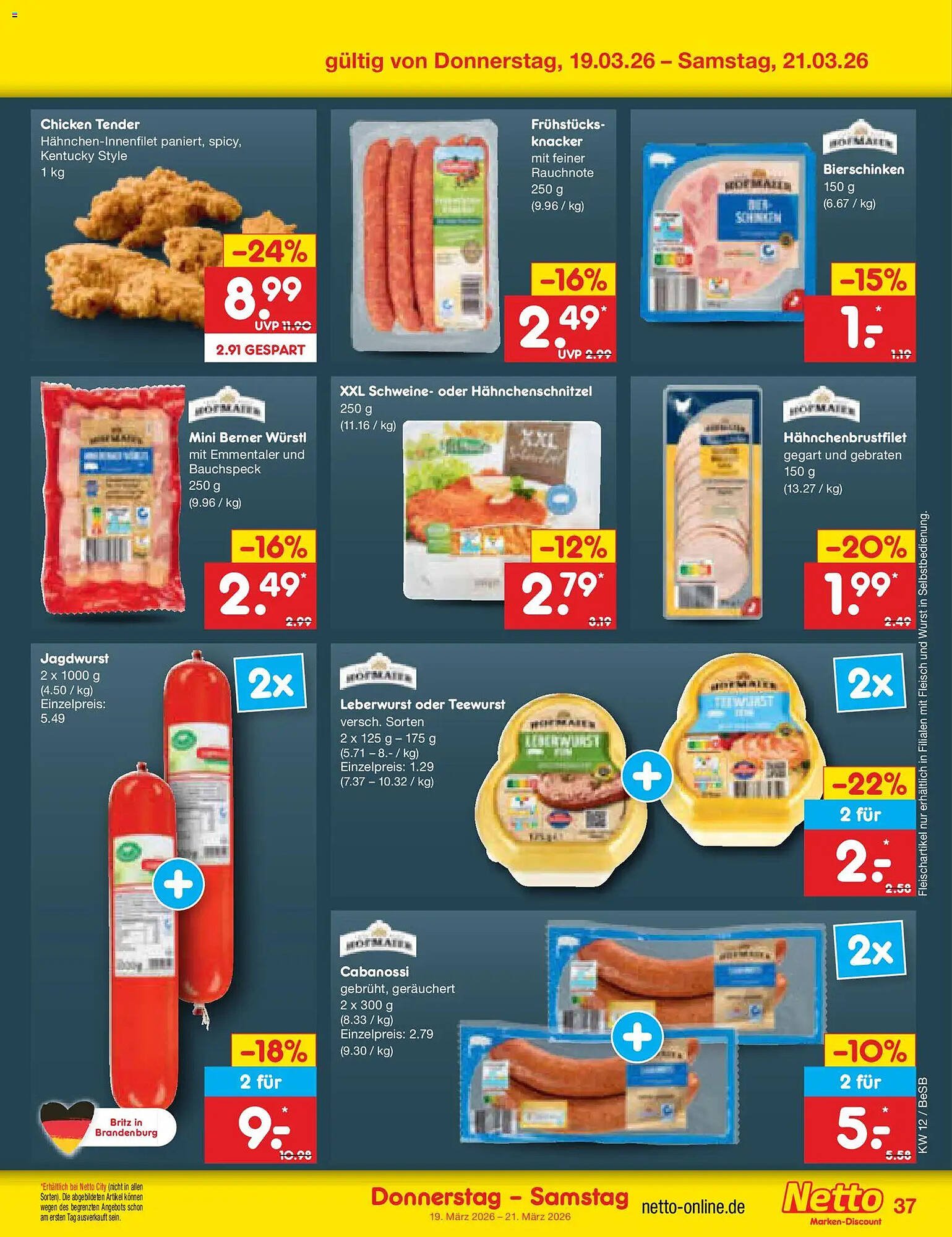 Netto Marken-Discount Prospekt (2026-03-16 - 2026-03-21)