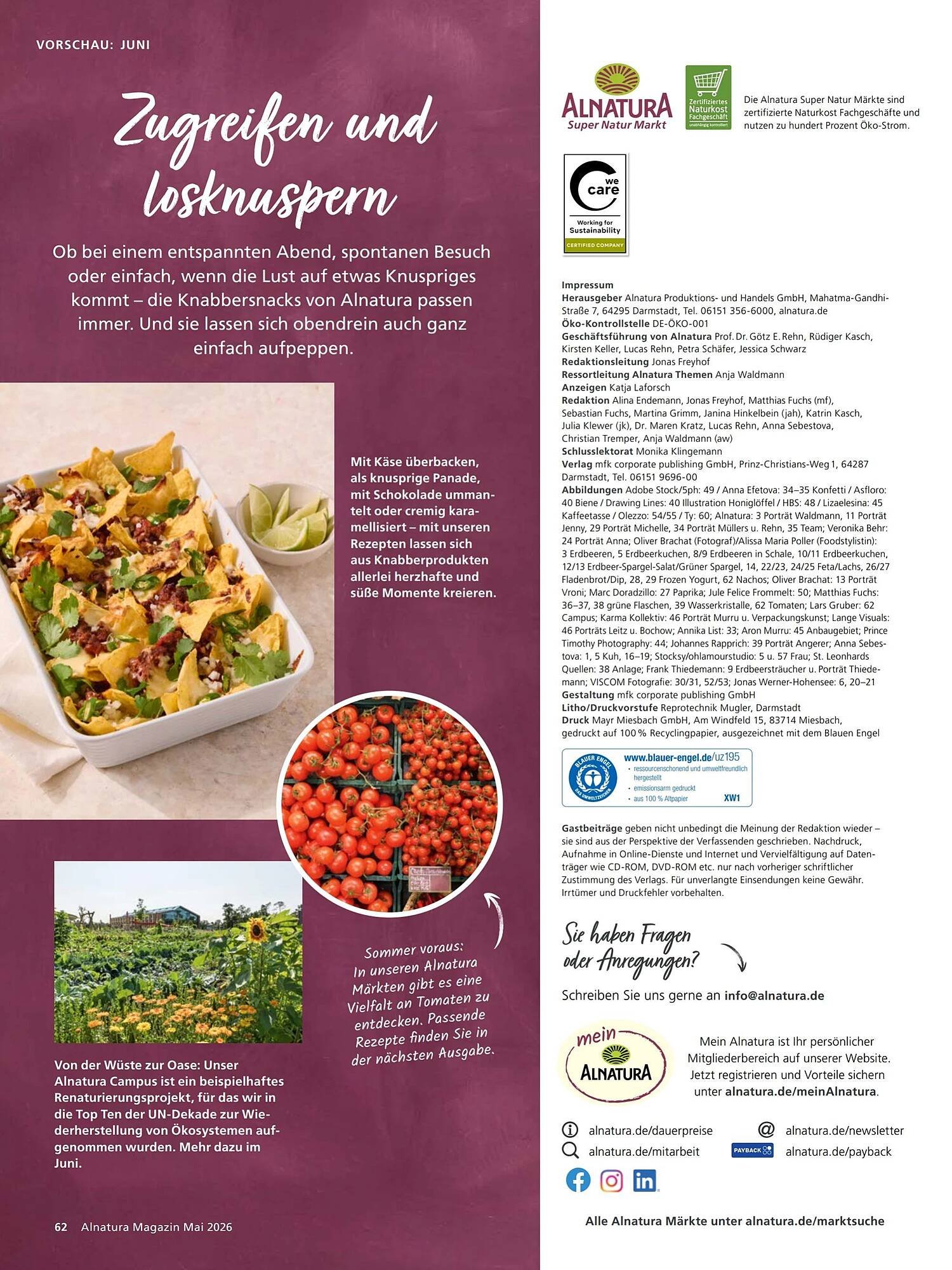 Alnatura Magazin (2026-05-01 - 2026-06-01)