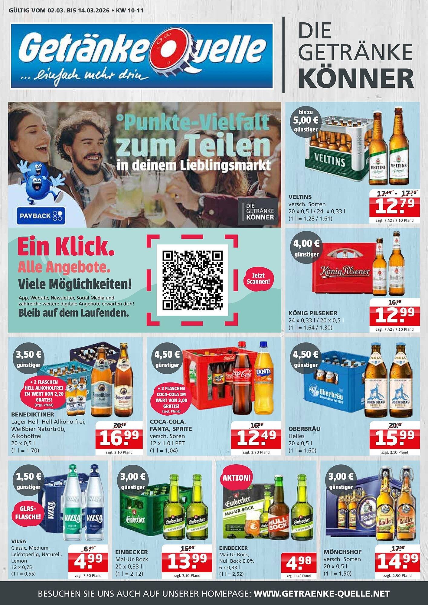 Getränke Quelle Prospekt (2026-03-02 - 2026-03-14)