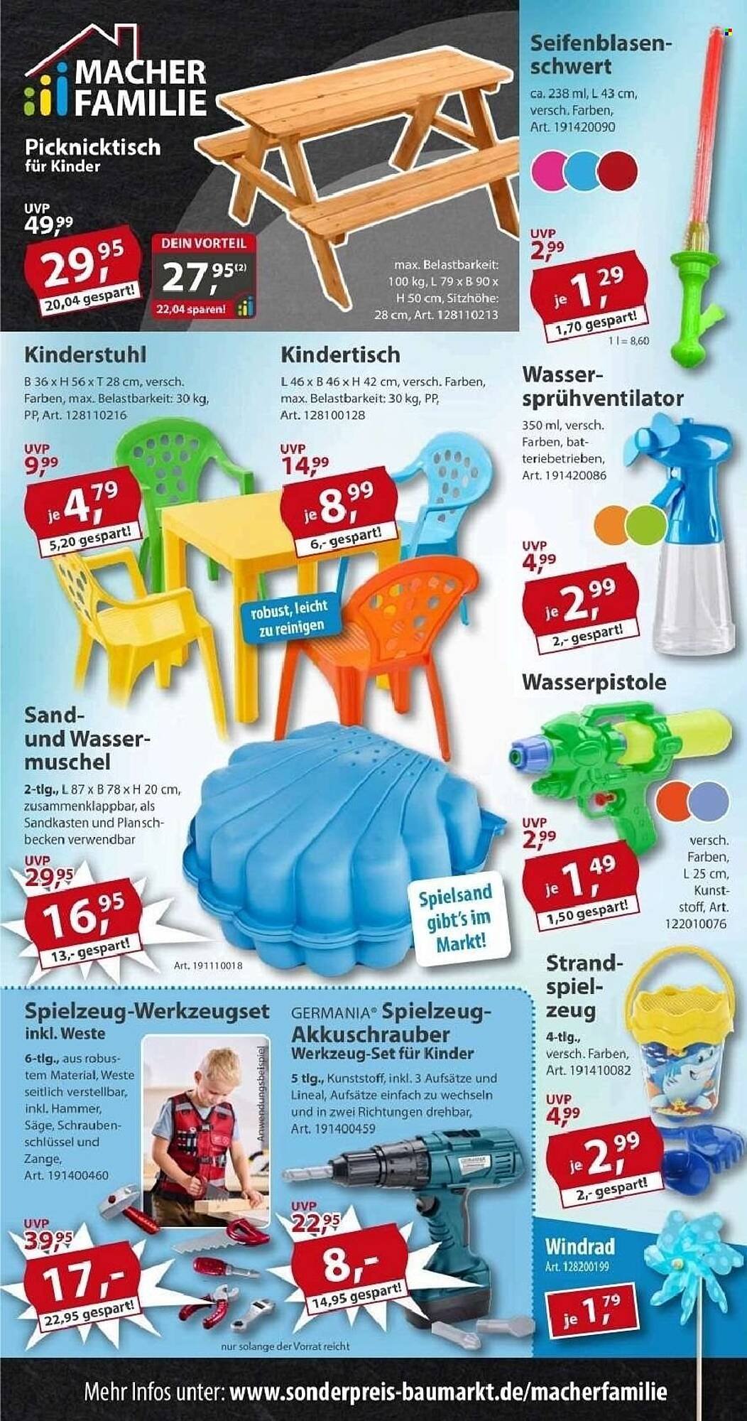 Sonderpreis Baumarkt Prospekt
