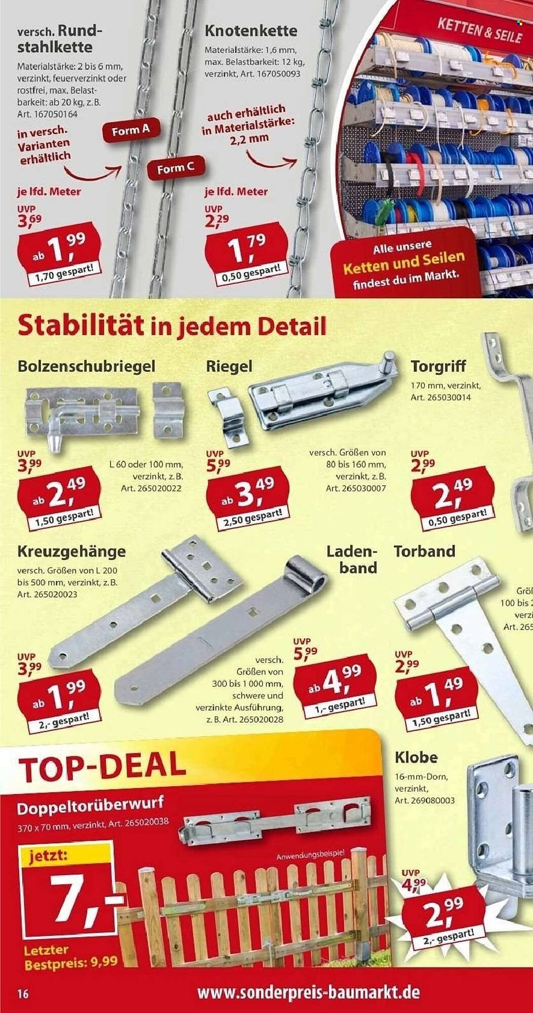 Sonderpreis Baumarkt Prospekt