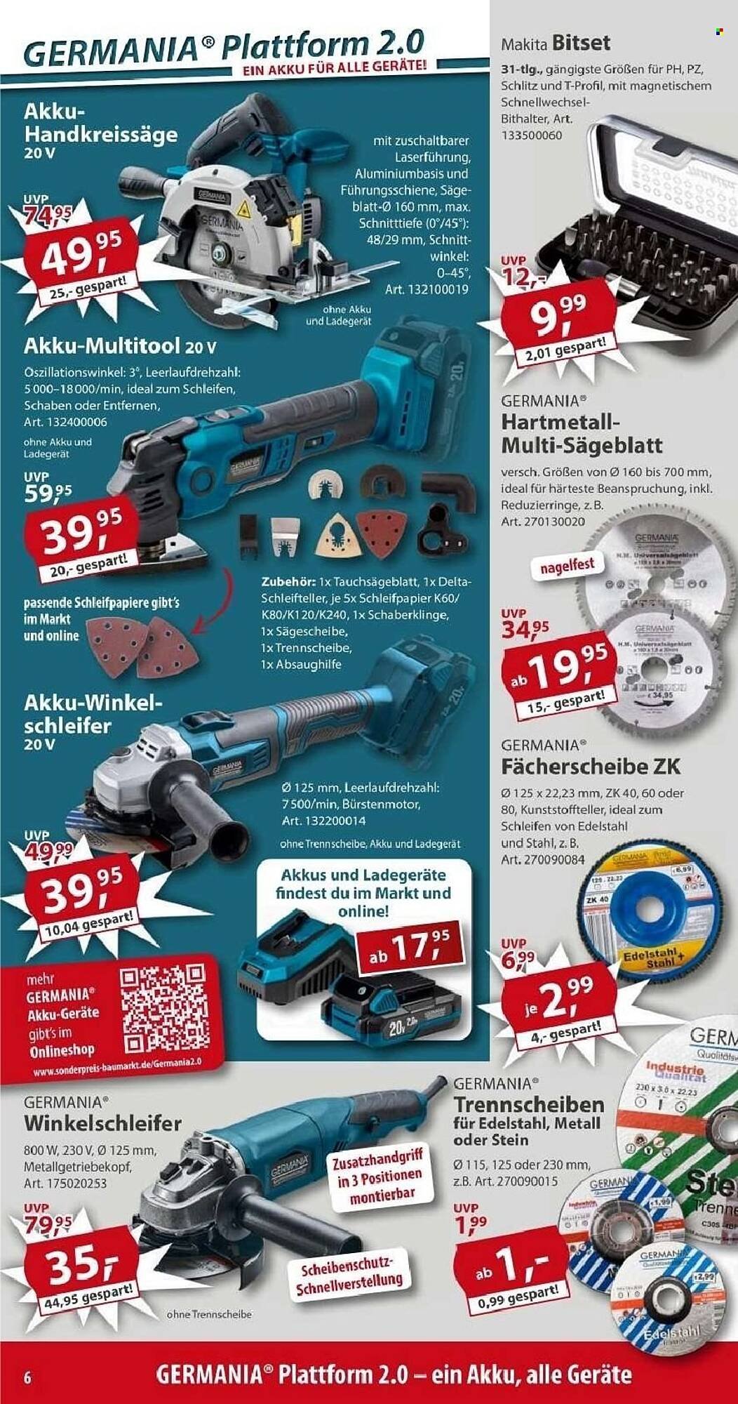 Sonderpreis Baumarkt Prospekt