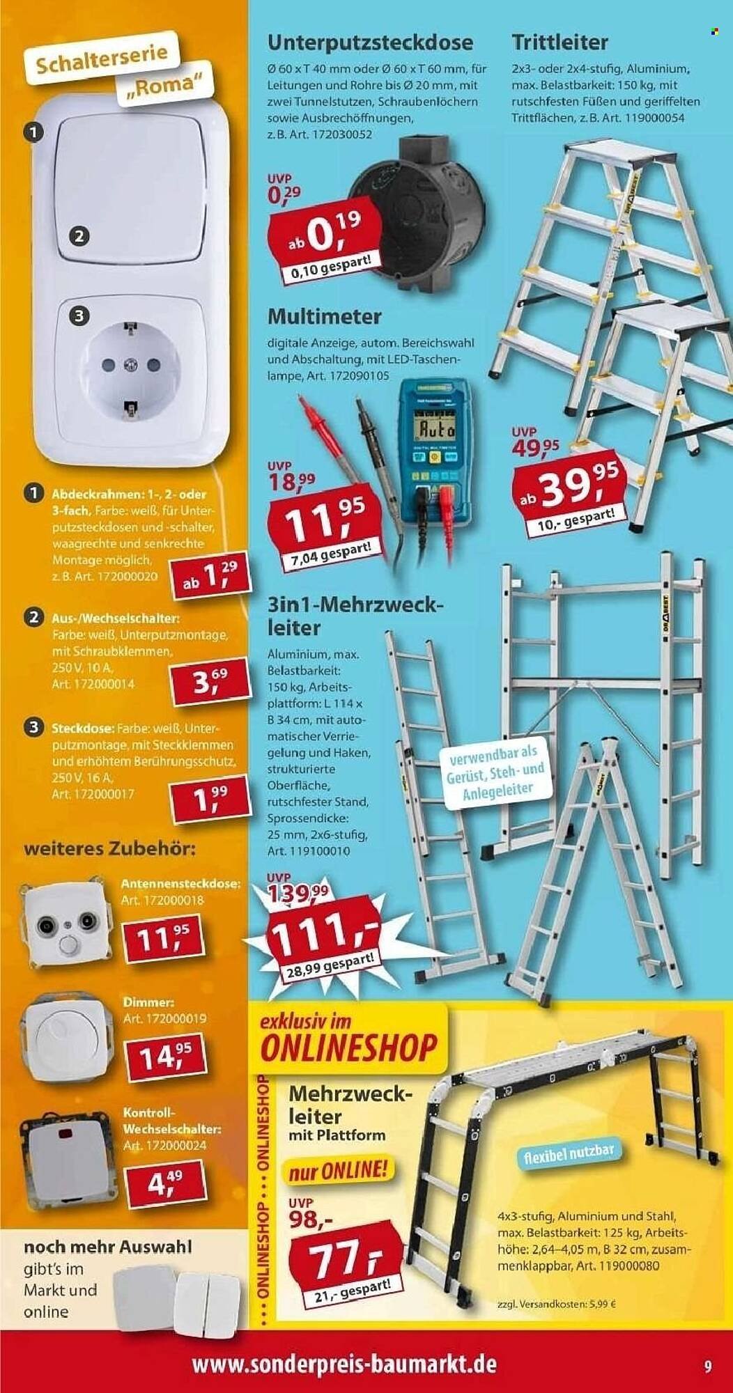 Sonderpreis Baumarkt Prospekt