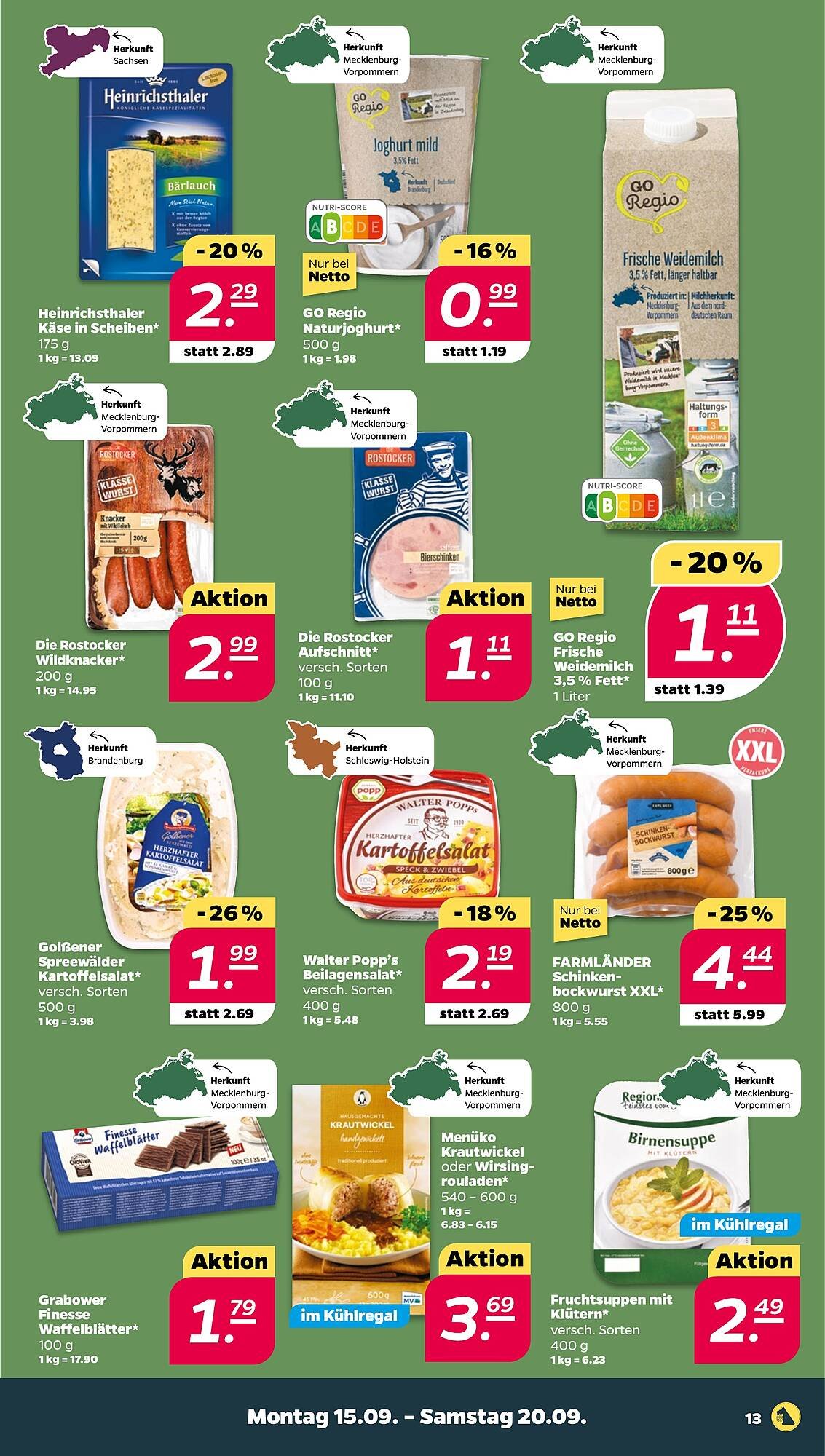 NETTO Prospekt (2025-09-15 - 2025-09-20) | 13