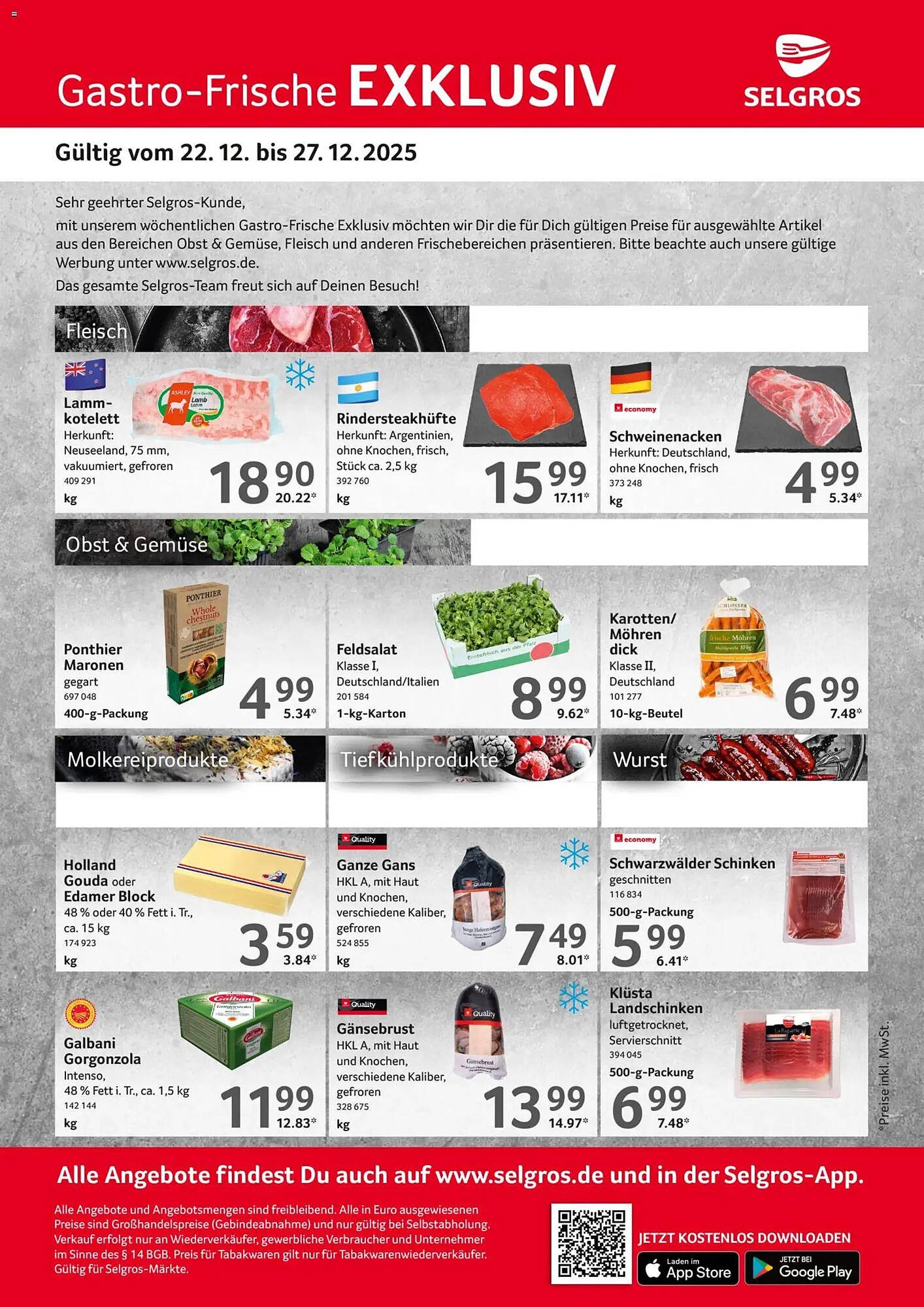 Selgros Prospekt (2025-12-22 - 2025-12-27)