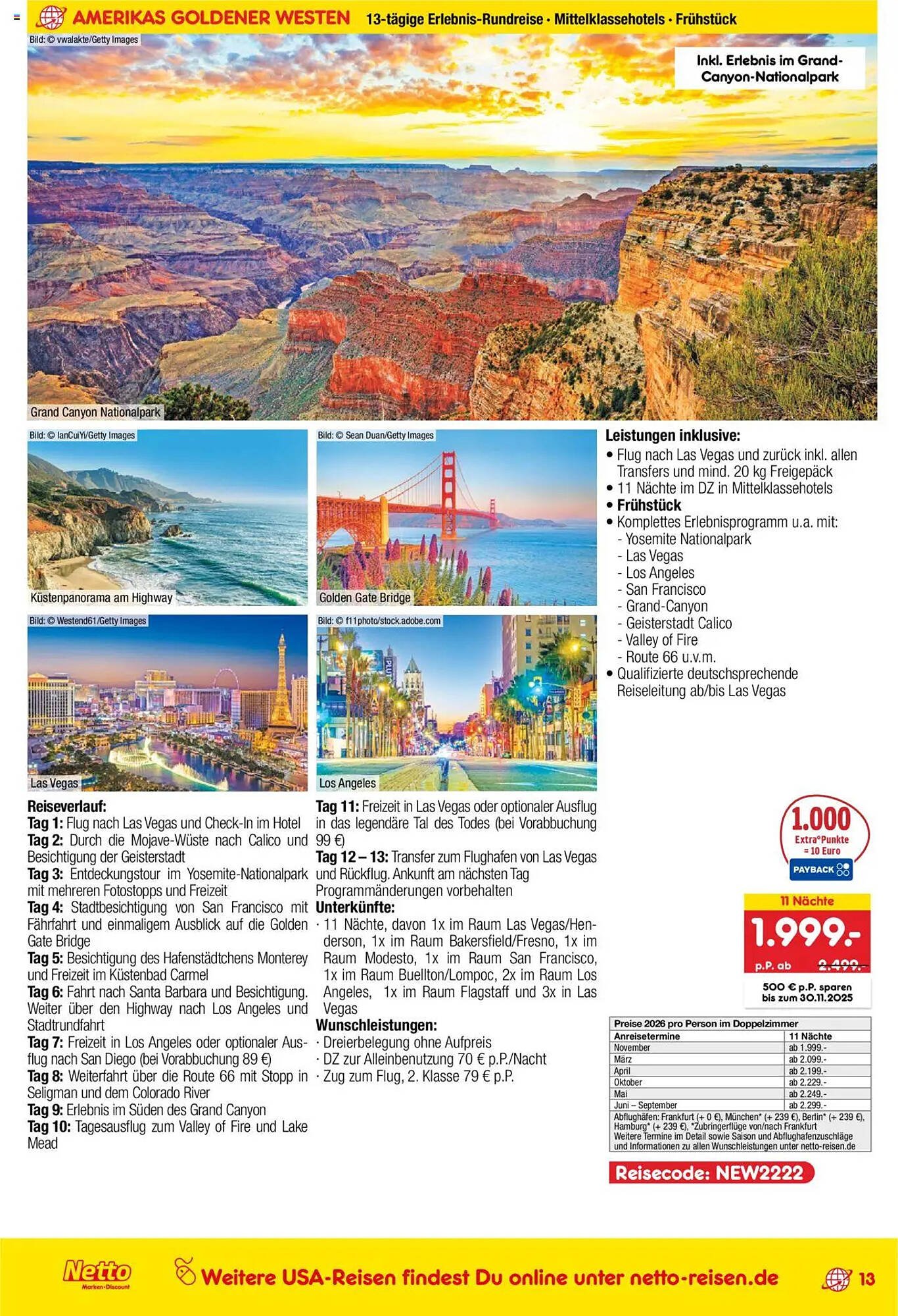 Netto Reisen Prospekt (2025-10-09 - 2025-11-30) | 13